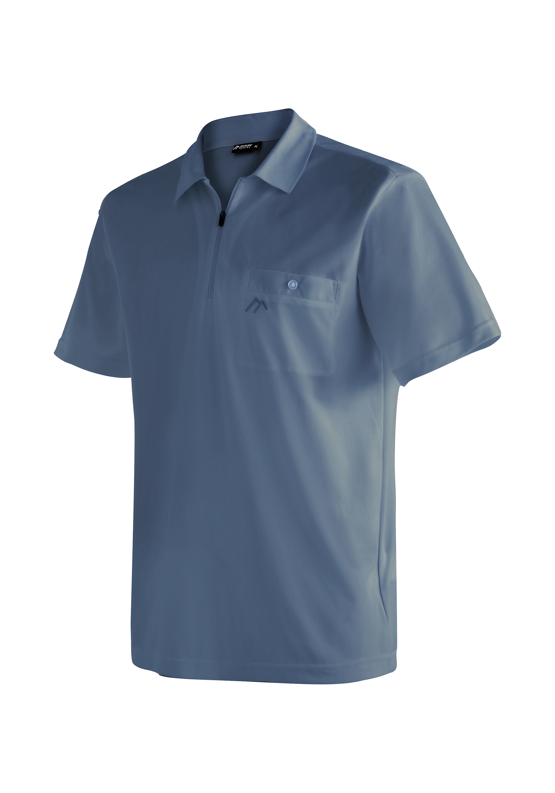 Maier Sports Poloshirt "Arwin 2.0" Herren Polo kurzarm, leichtes Shirt, Funktionsshirt mit Kragen Reg Fit