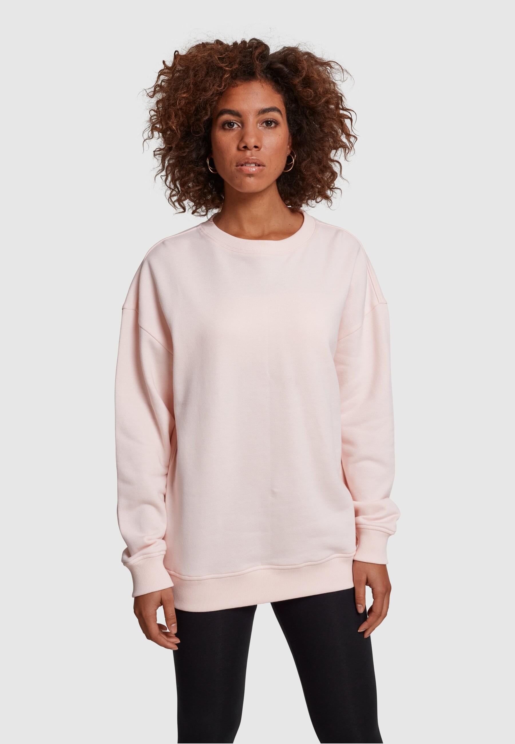 URBAN CLASSICS Sweatshirt »Urban Classics Damen Ladies Oversize Crewneck«, (1 tlg.)