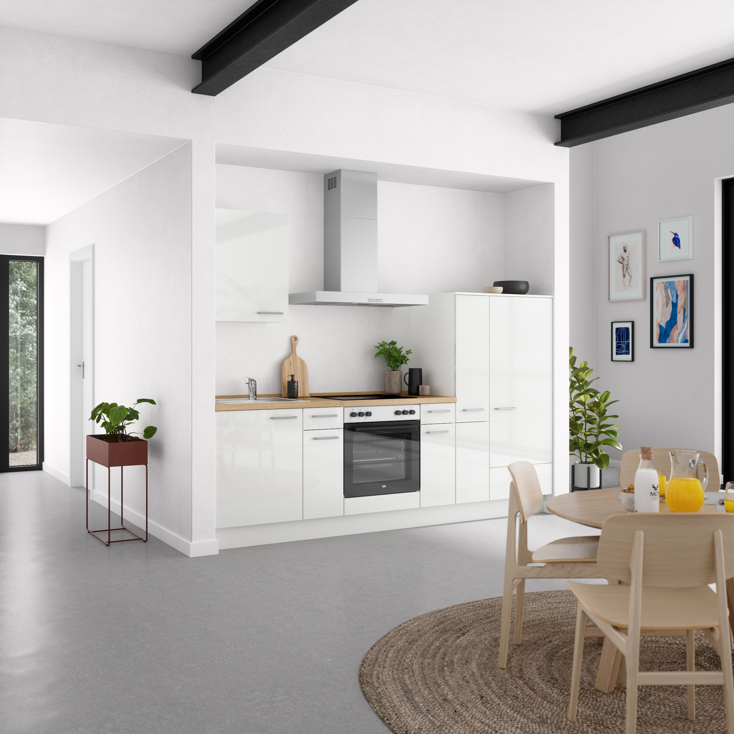 nobilia Küchenzeile ""Flash I"" vormontiert, Ausrichtung wählbar, Breite 27 günstig online kaufen