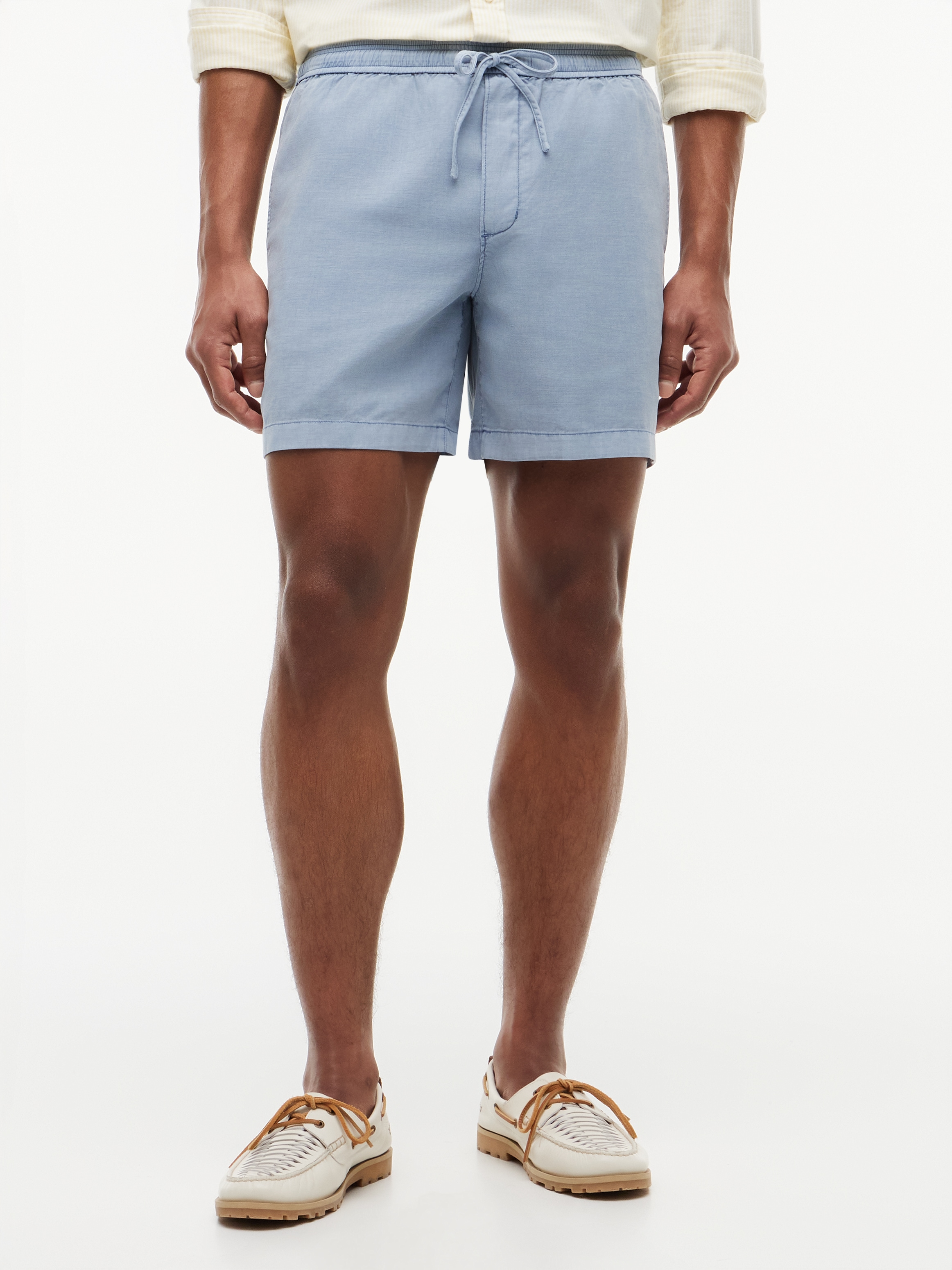 Tommy Hilfiger Shorts "DOVER 6" PO CO LYOCELL GMD" gewaschen, mit 15 cm Schrittlänge elastischer Bund