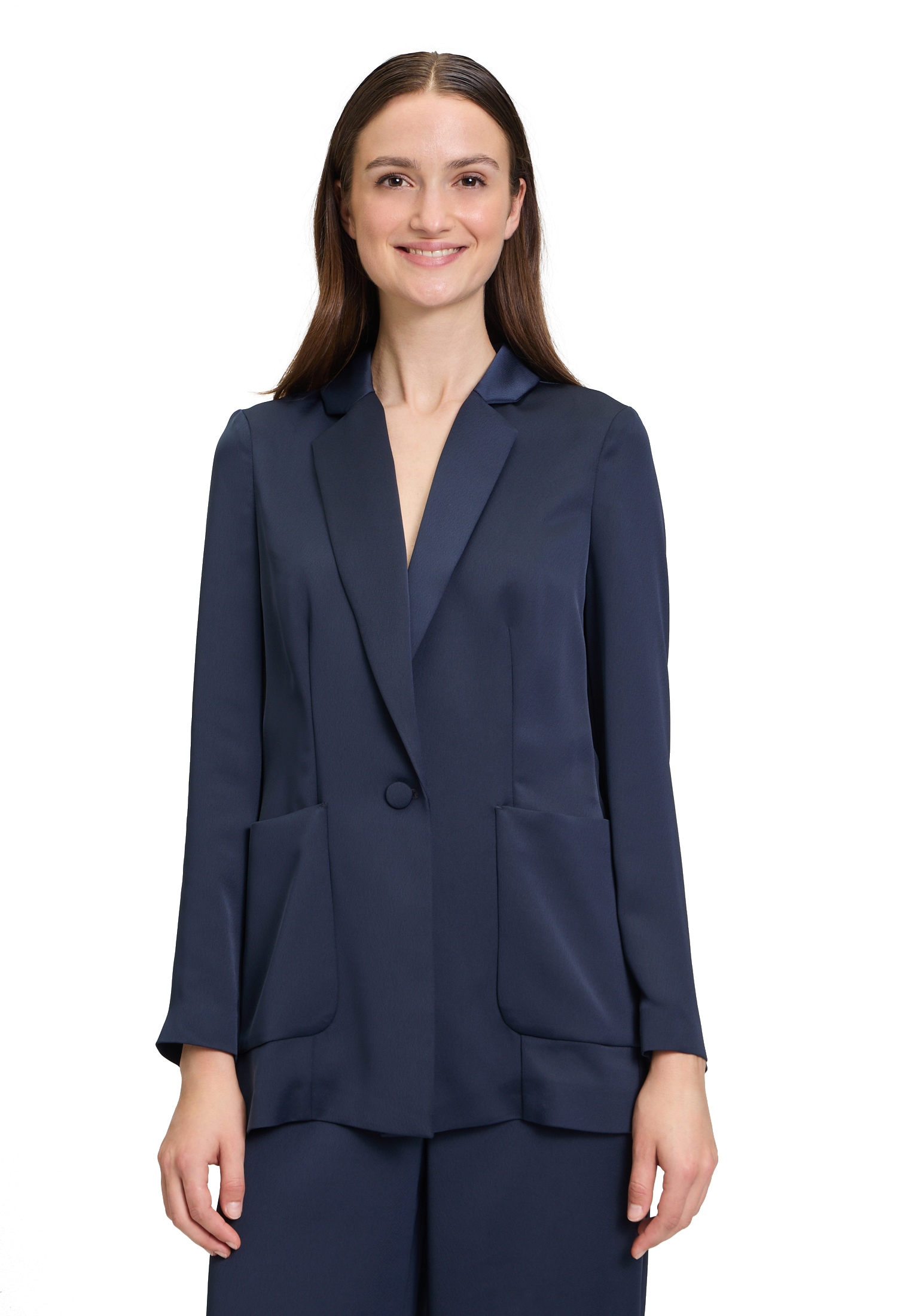 Vera Mont Jackenblazer "Vera Mont Damen Blazer-Jacke mit aufgesetzten Tasch günstig online kaufen