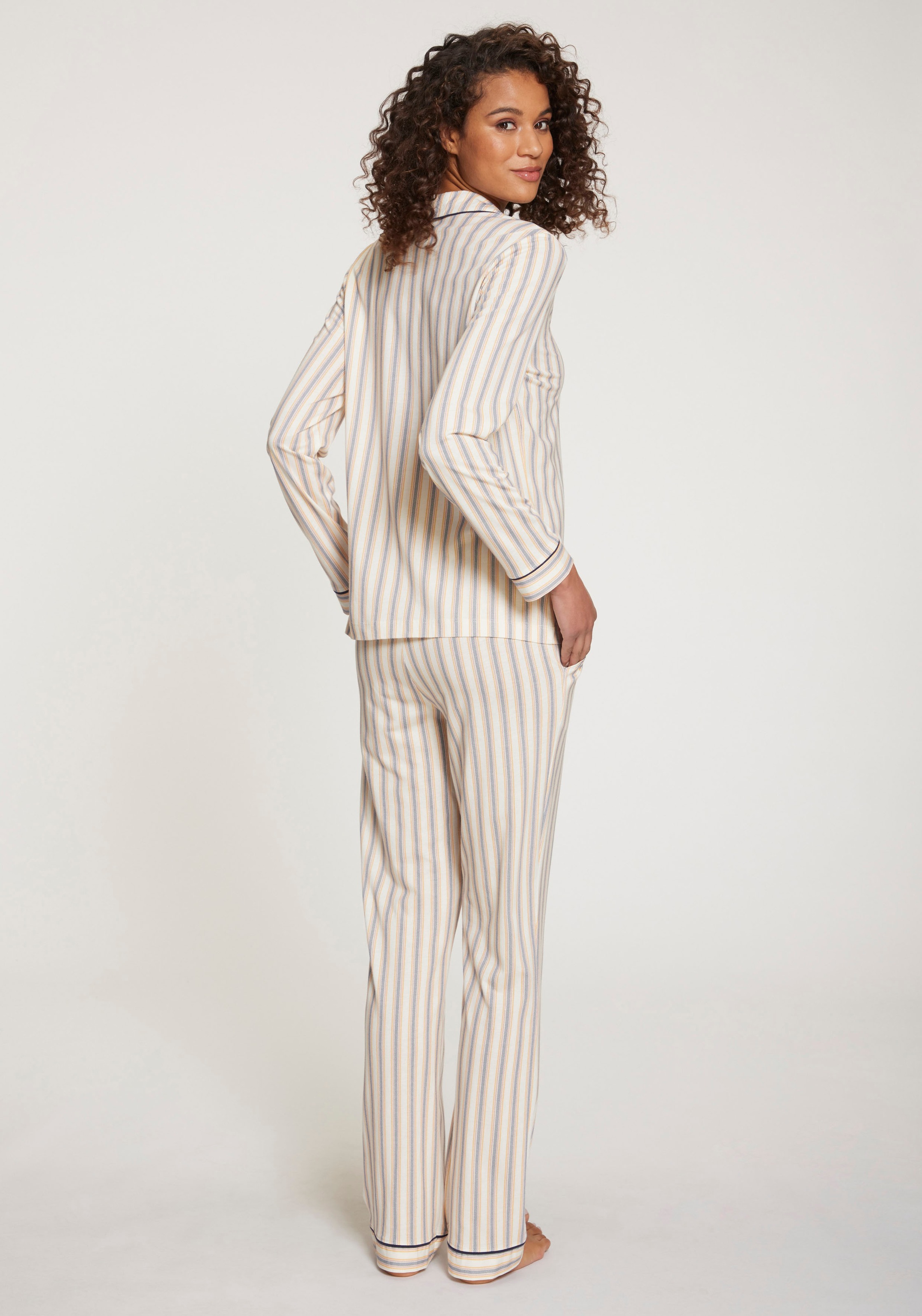 Vivance Dreams Pyjama, (2 tlg.), mit kreativen Mustern