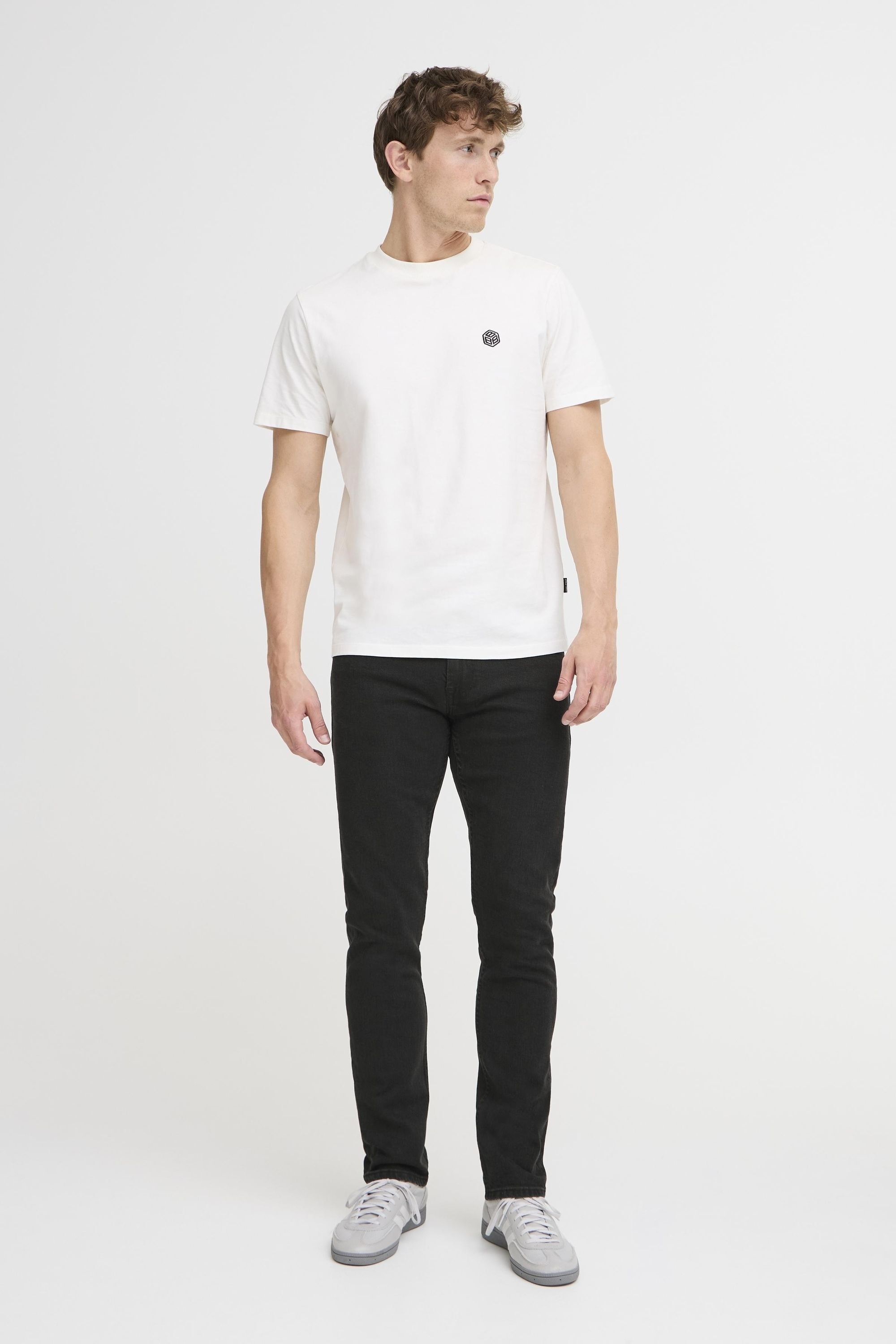 Slim-fit-Jeans BLEND "BHTwister", Herren, Gr. 31, Länge 34, denim schwarz, Denim/Jeans, 98% Baumwolle, 2% Elasthan, unifarben, normal lang, Jeans Slim-fit-Jeans, Jeanshose mit normalem Bund und schmalem Bein - Twister Fit 5