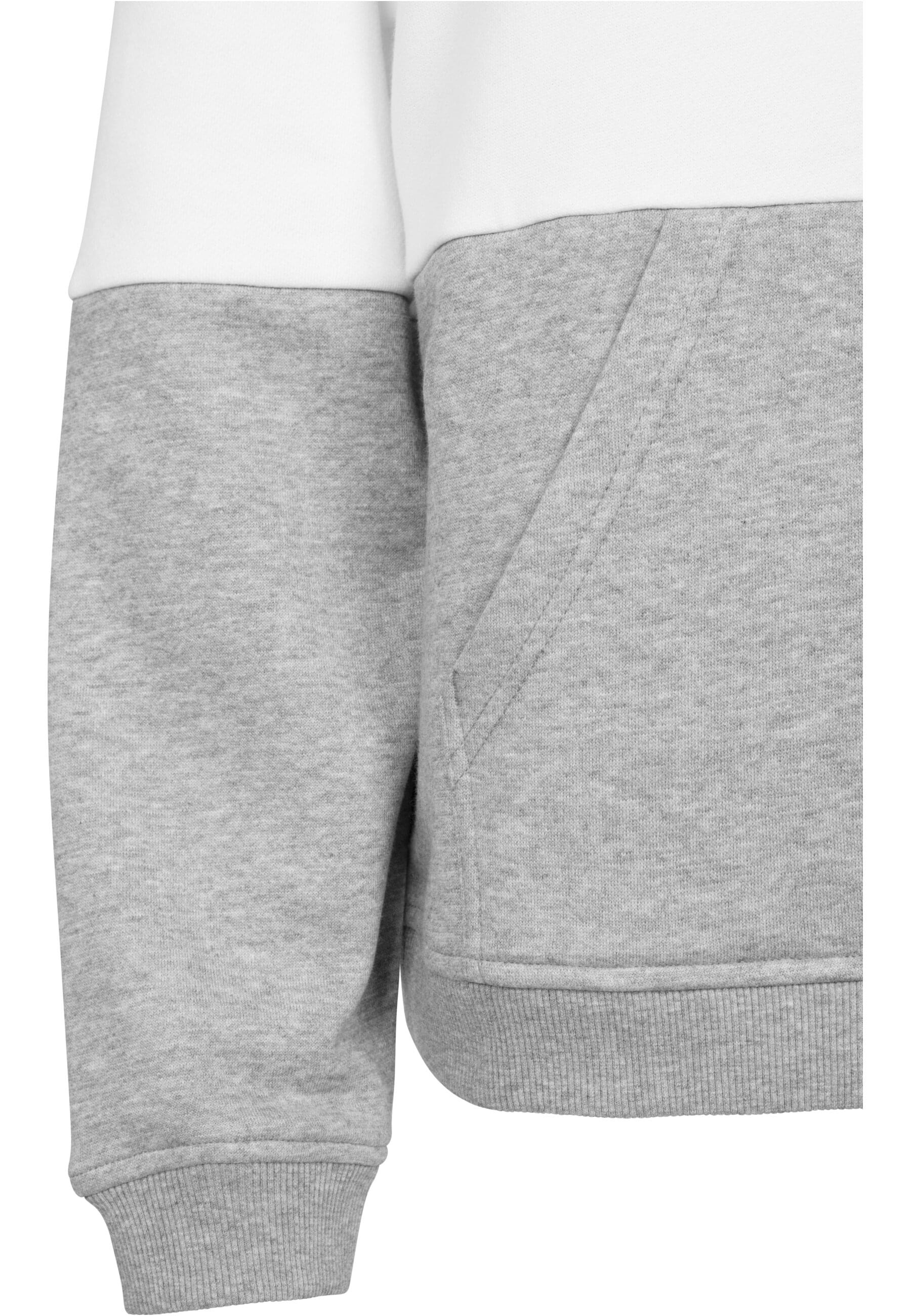 URBAN CLASSICS Rundhalspullover »Urban Classics Damen Ladies Oversize 3-Tone Hoody«, (1 tlg.)