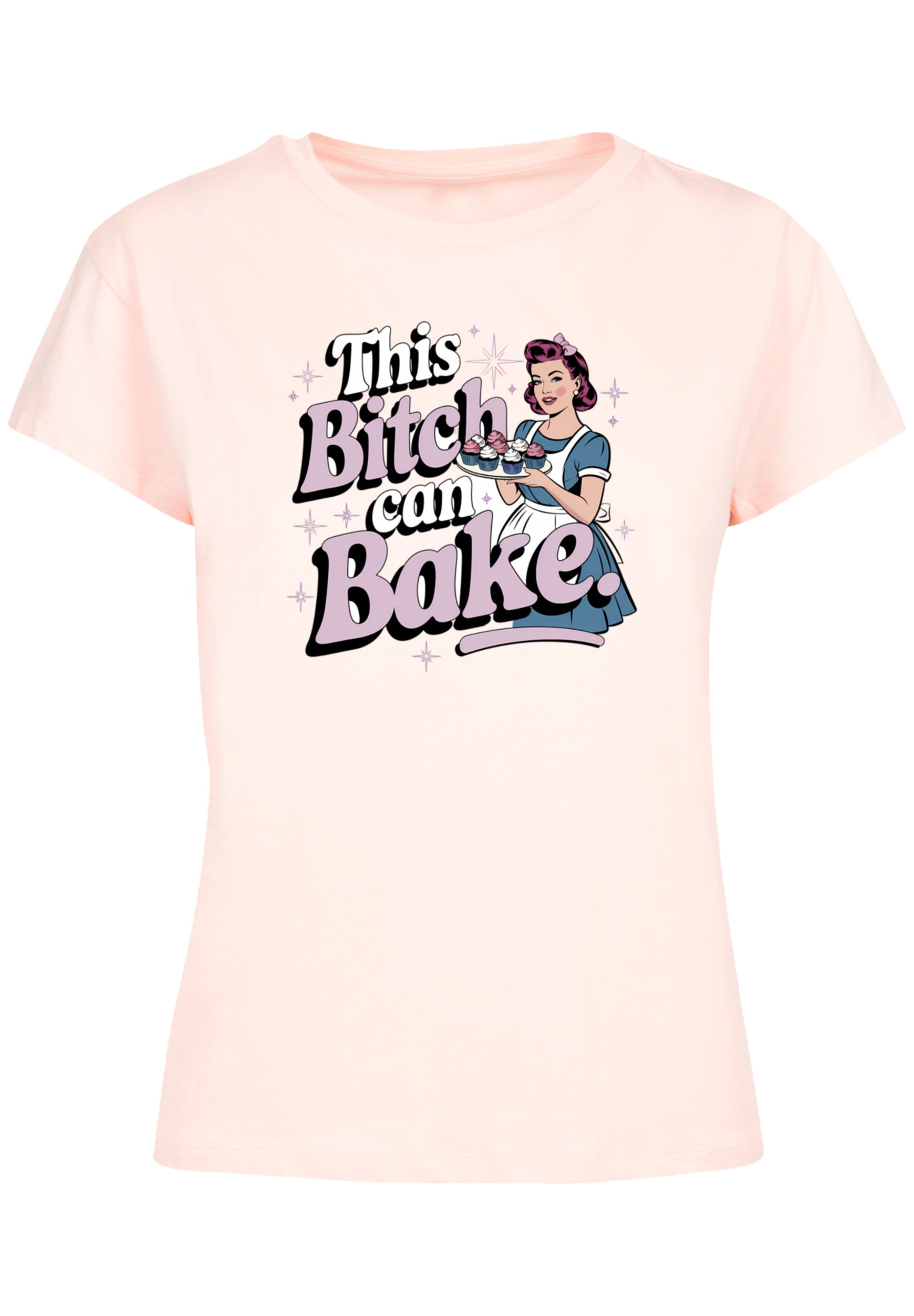 F4NT4STIC T-Shirt "Vintage Pin Up Bäckerin", Premium Qualität günstig online kaufen