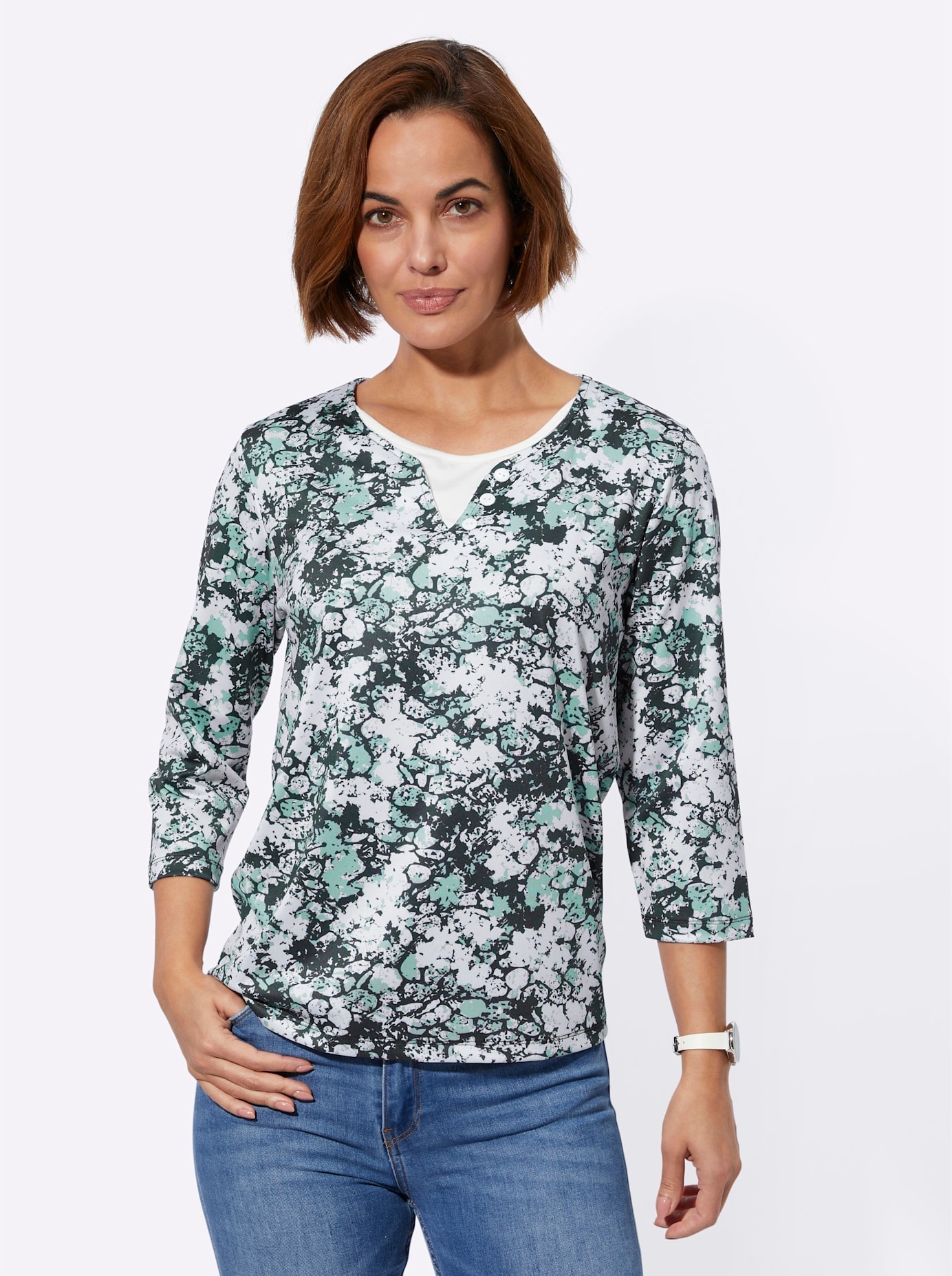 Classic Basics 2-in-1-Shirt "Shirt" 1 Stk. tlg. günstig online kaufen