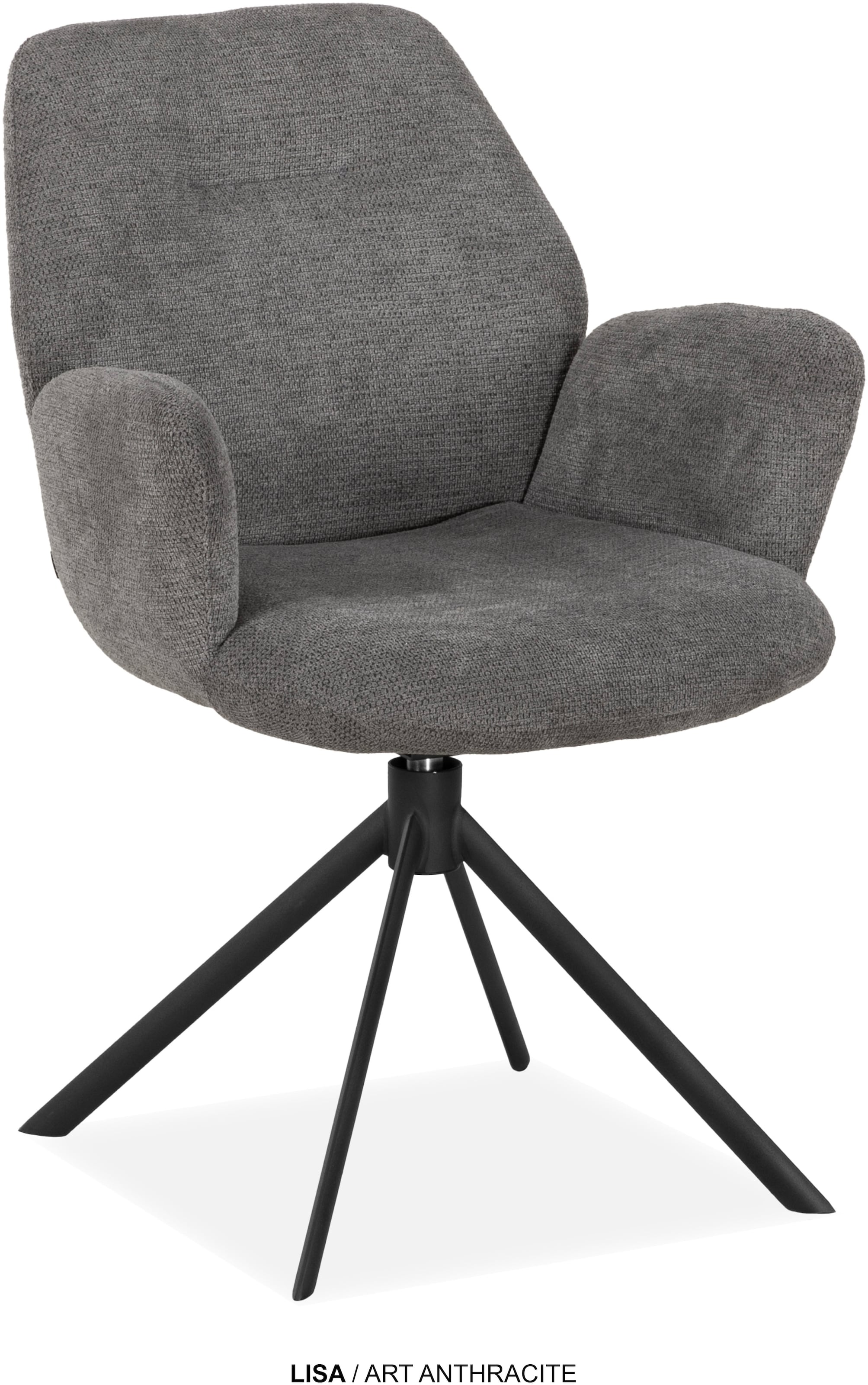 OMG Design Esszimmerstuhl "Lisa" (Set) 2 Stk.Drehstuhl mit auto-return, Arm günstig online kaufen