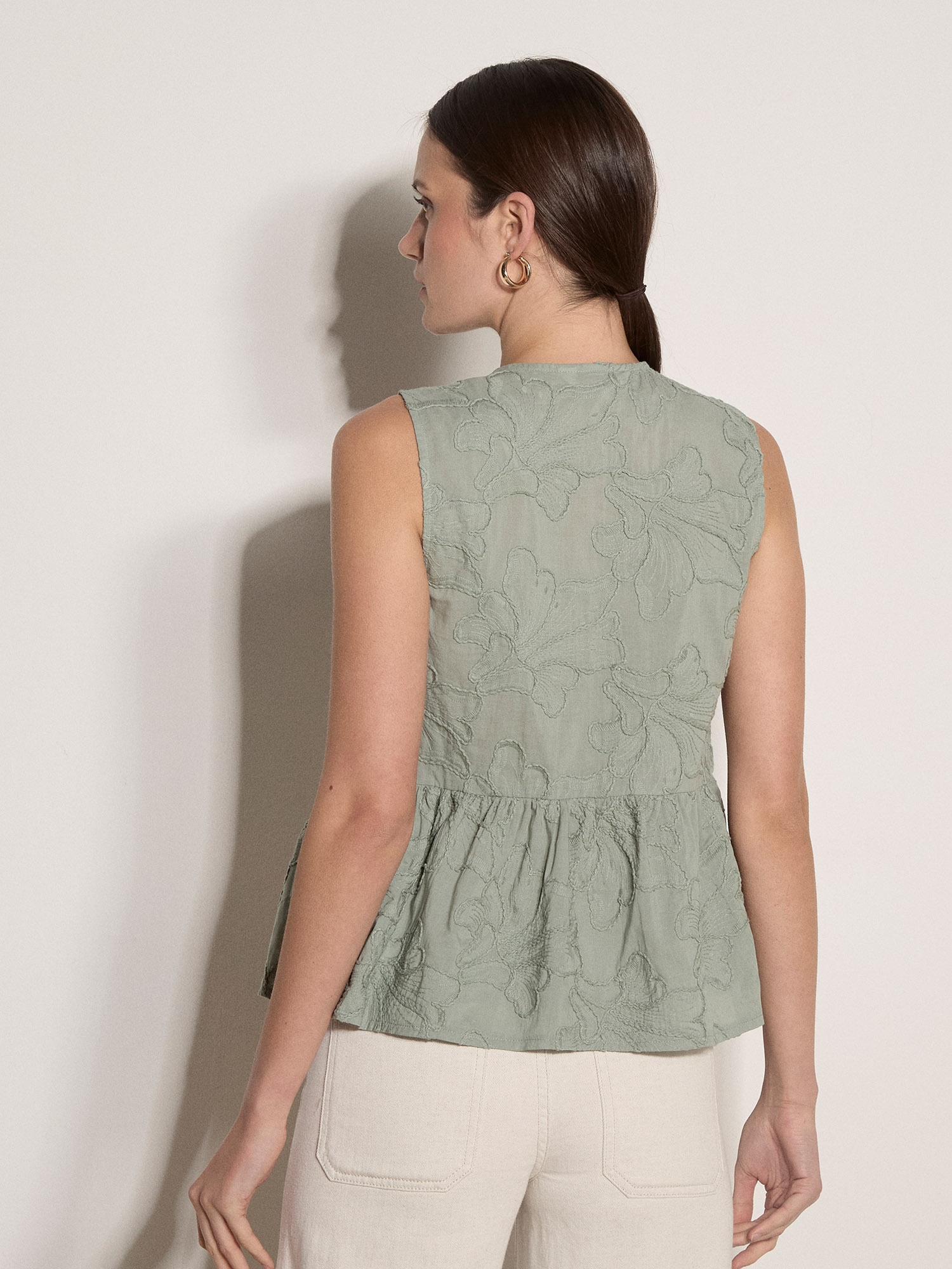 Apricot Klassische Bluse »Bluse« mit Blumenstickerei