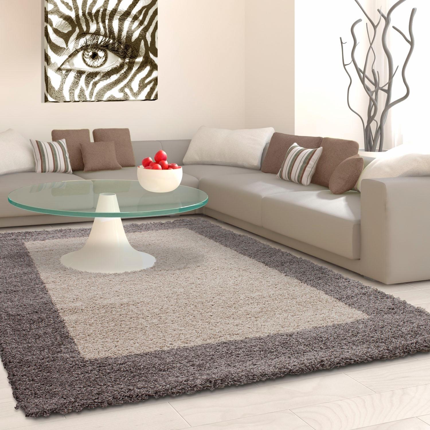 Ayyildiz Teppiche Hochflor-Teppich »Life Shaggy 1503«, rechteckig, 30 mm Höhe, als Läufer und in rund erhältlich, Shaggy, Langflor, Wohnzimmer