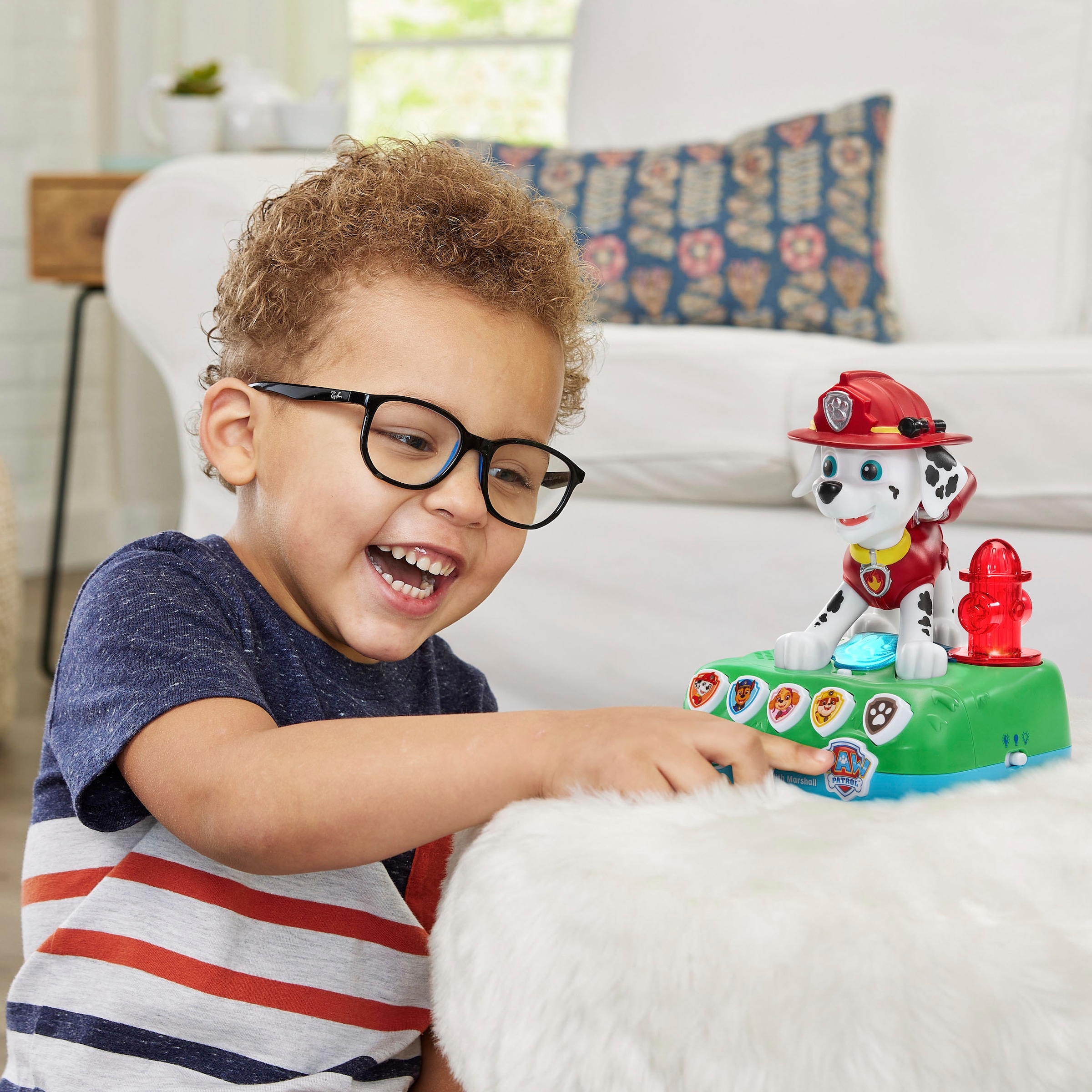 Vtech® Spielfigur »PAW Patrol - Interaktiver Geschichten-Freund Marshall«, mit Licht- und Soundeffekt