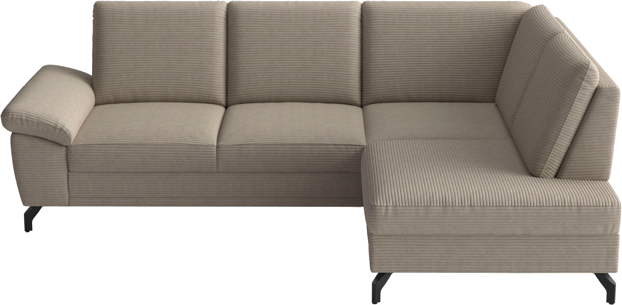 sit&more Ecksofa "Chelsea L-Form, B: 249 cm, Armteil- & Sitztiefenverstellung" optional Schlaffunktion und Bettkasten