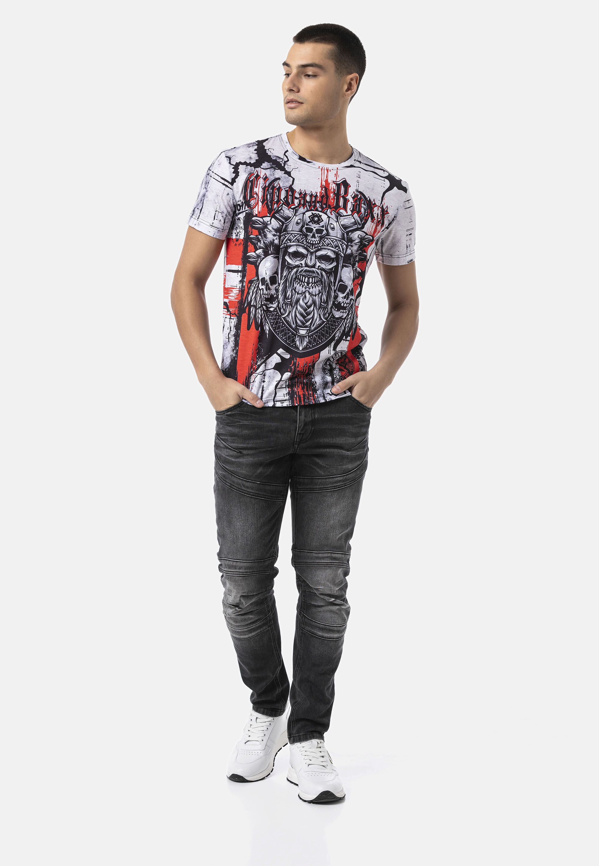 Cipo & Baxx 5-Pocket-Jeans »CD876« mit stylischer Waschung