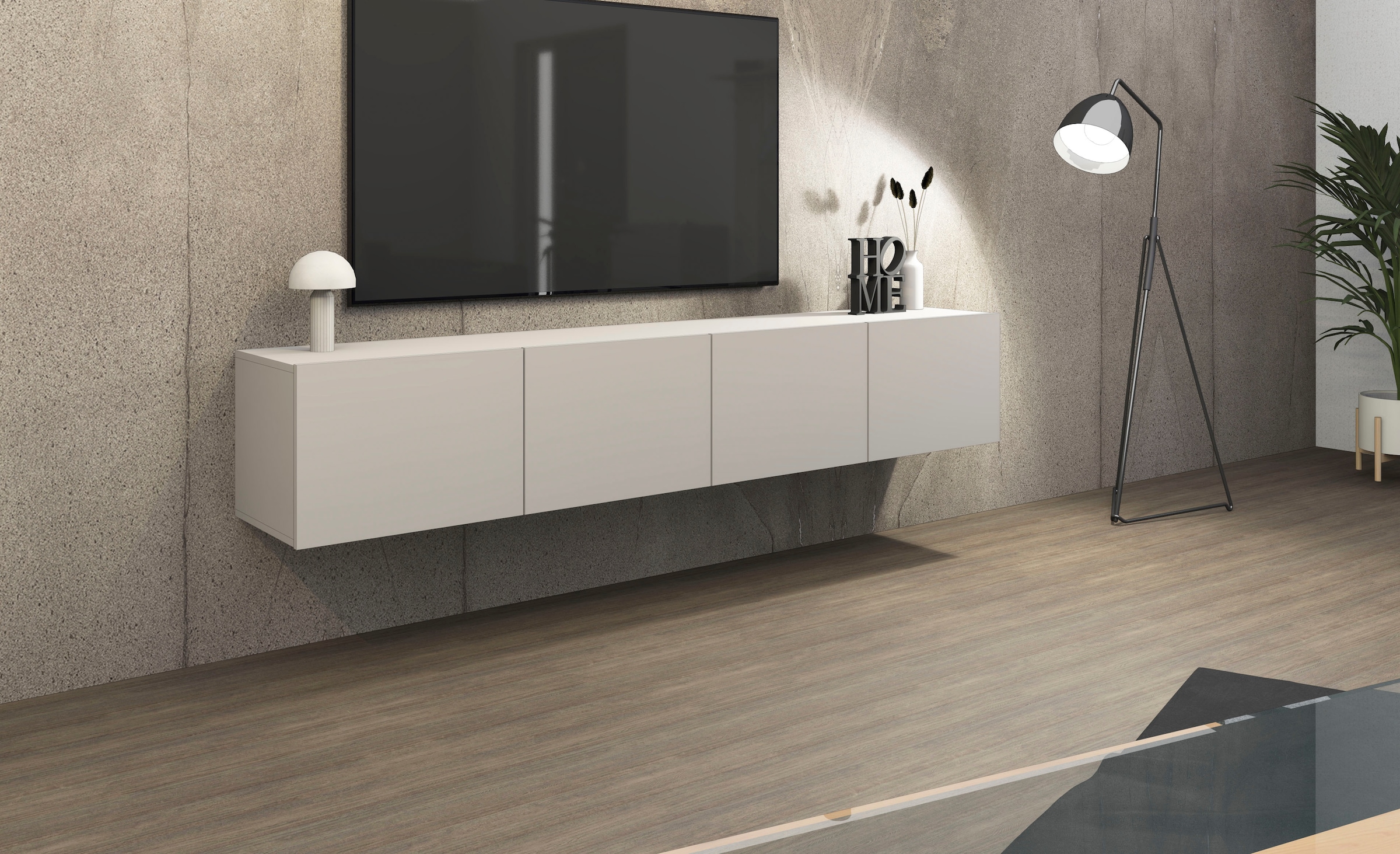 borchardt Möbel Lowboard "Sophia, TV-Schrank mit 4 Türen, hängend oder steh günstig online kaufen