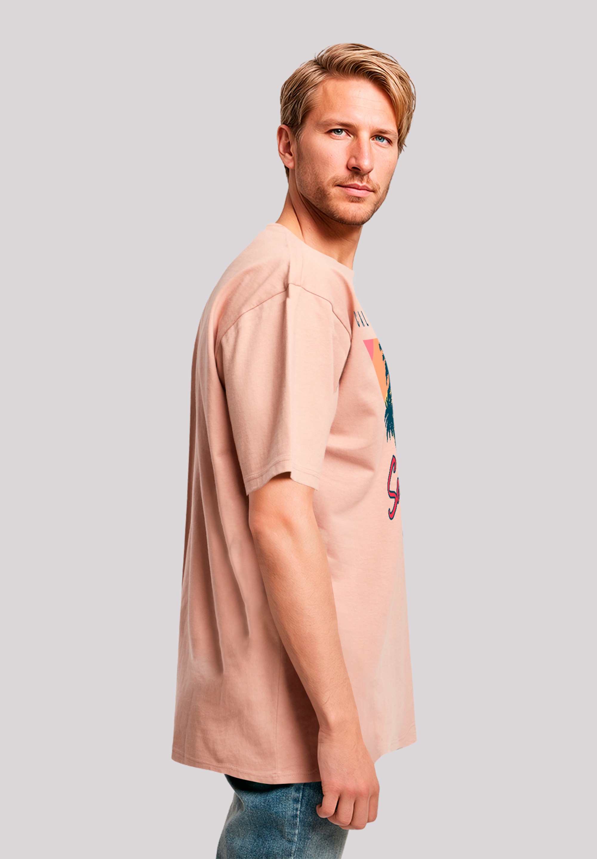 F4NT4STIC T-Shirt »California Palmen Retro«, Premium Qualität