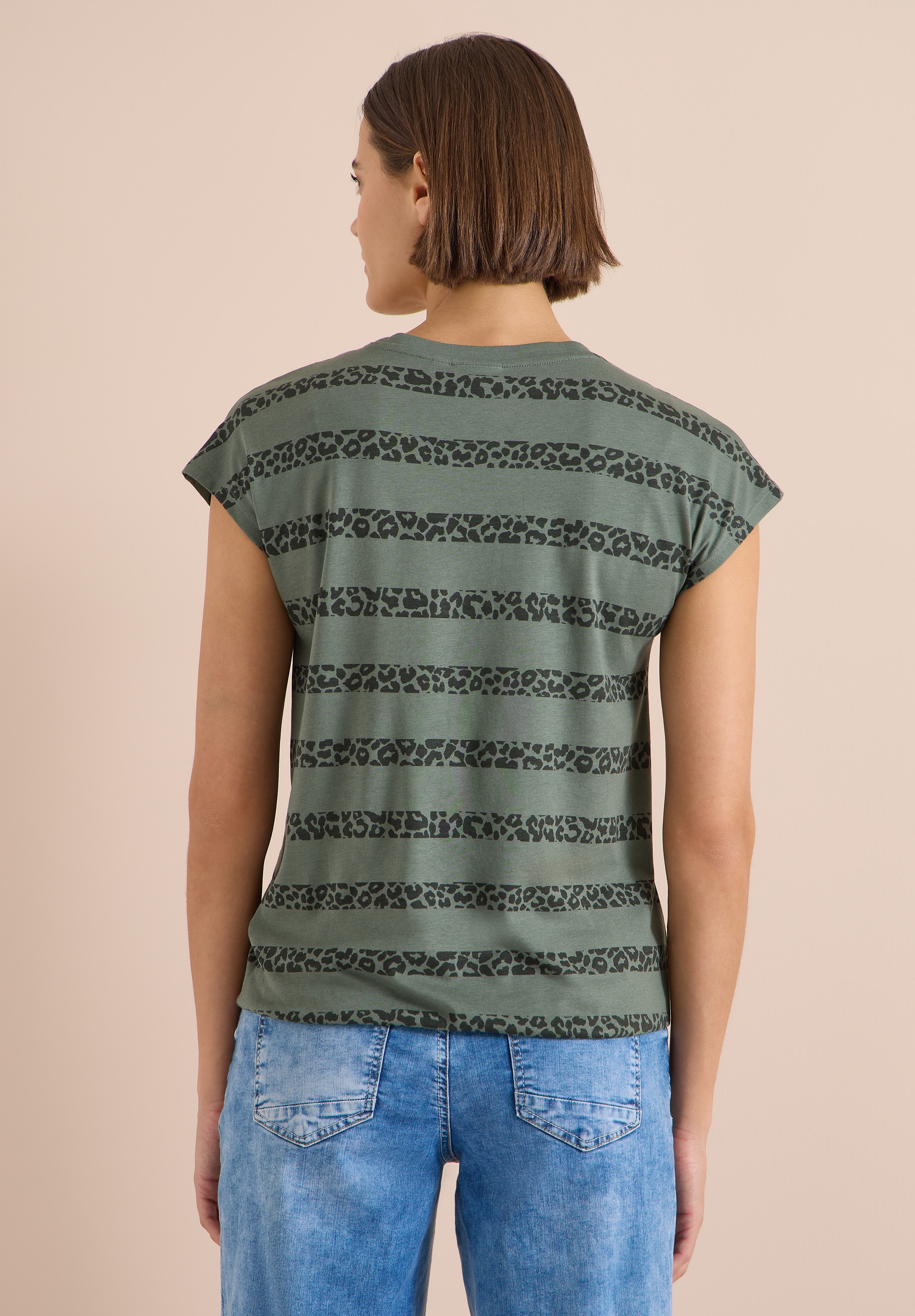 Cecil T-Shirt mit Leo-Streifen