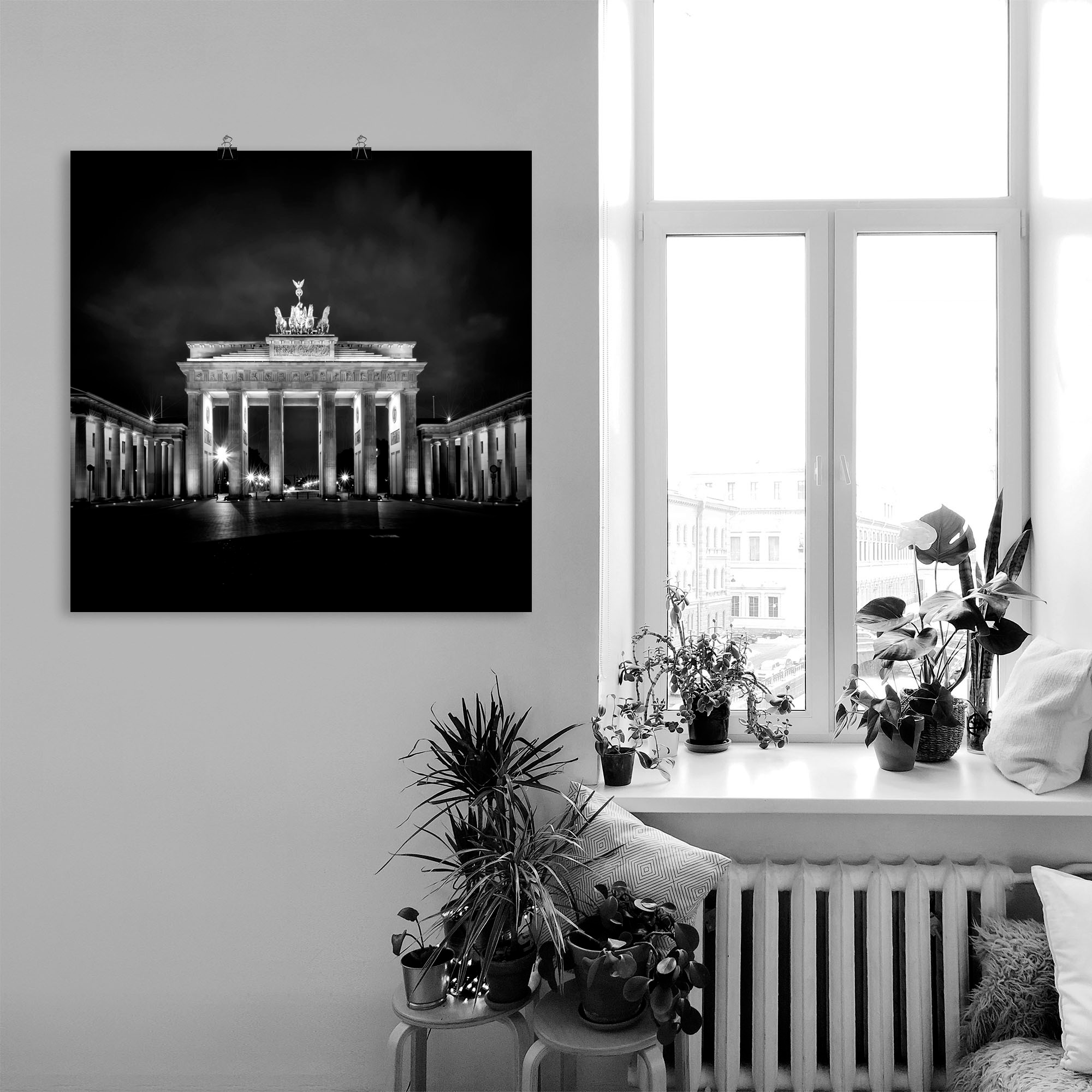 Artland Wandbild »Berlin Brandenburger Tor I«, Gebäude, (1 St.), als Leinwandbild, Poster in verschied. Größen