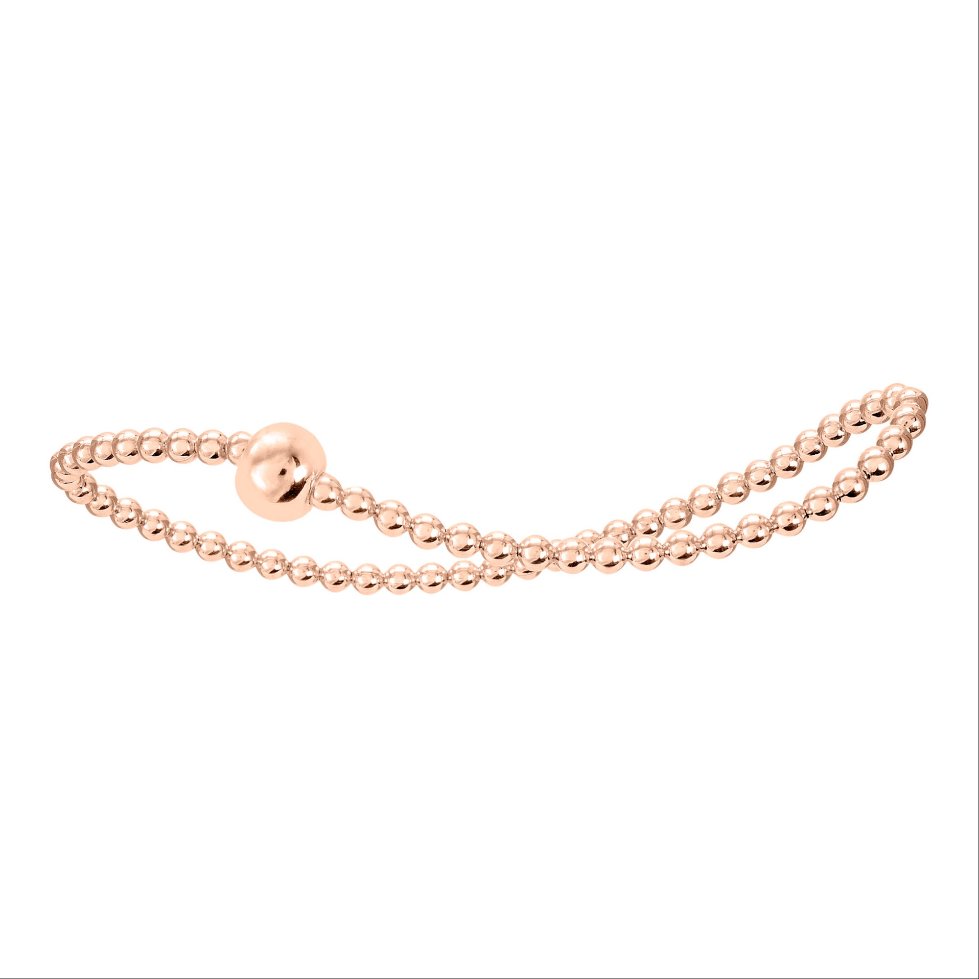 Silberarmband ONE ELEMENT "Armband Kugelkette aus 925 Silber Ø 54,0 mm mit Gummiband", silber, Armbänder, Damen, Silber 925 (Sterlingsilber), Silberarmband, Harmonisch gestaltet – ruhiges Design mit feinem Ausdruck