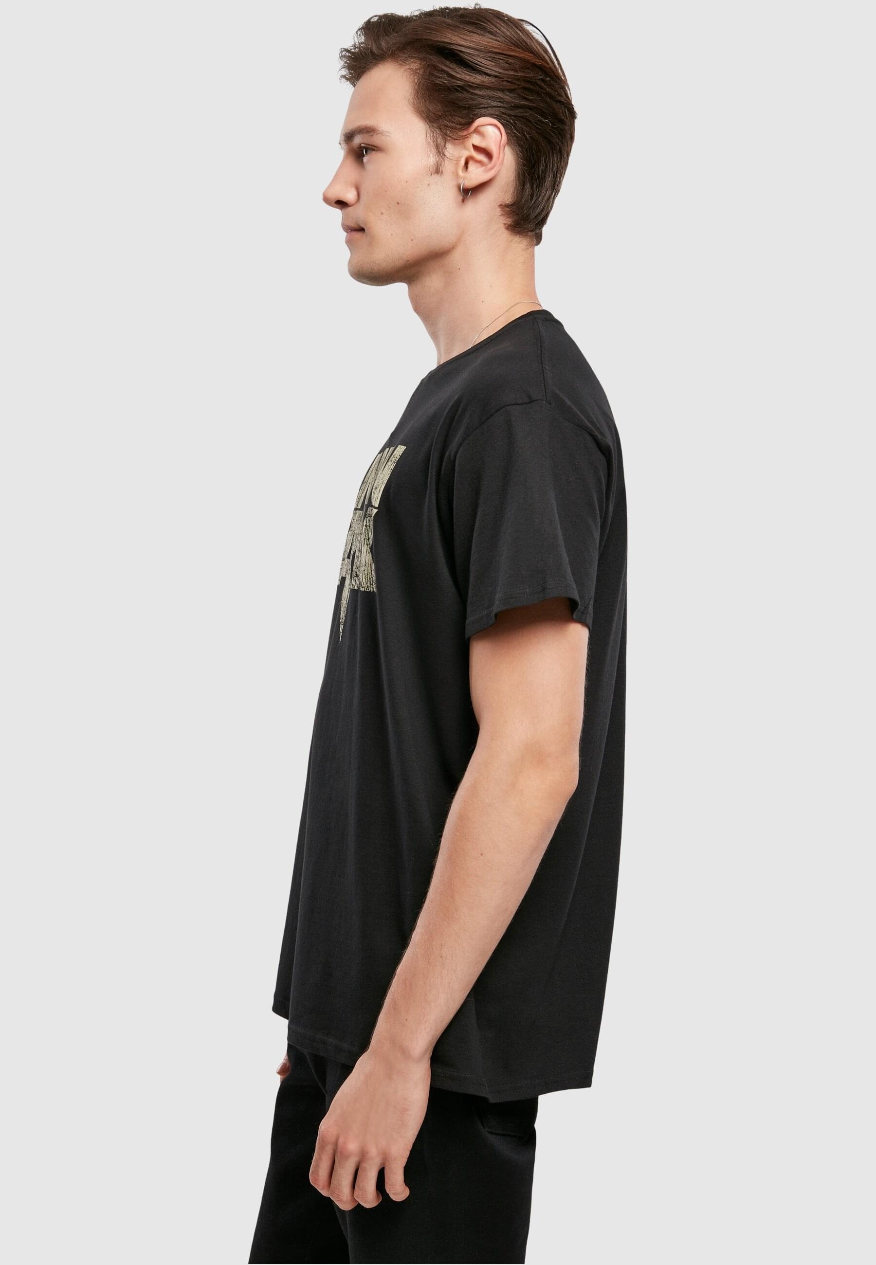 Merchcode Kurzarmshirt »Merchcode Herren Linkin Park Distressed Logo Tee«, (1 tlg.)