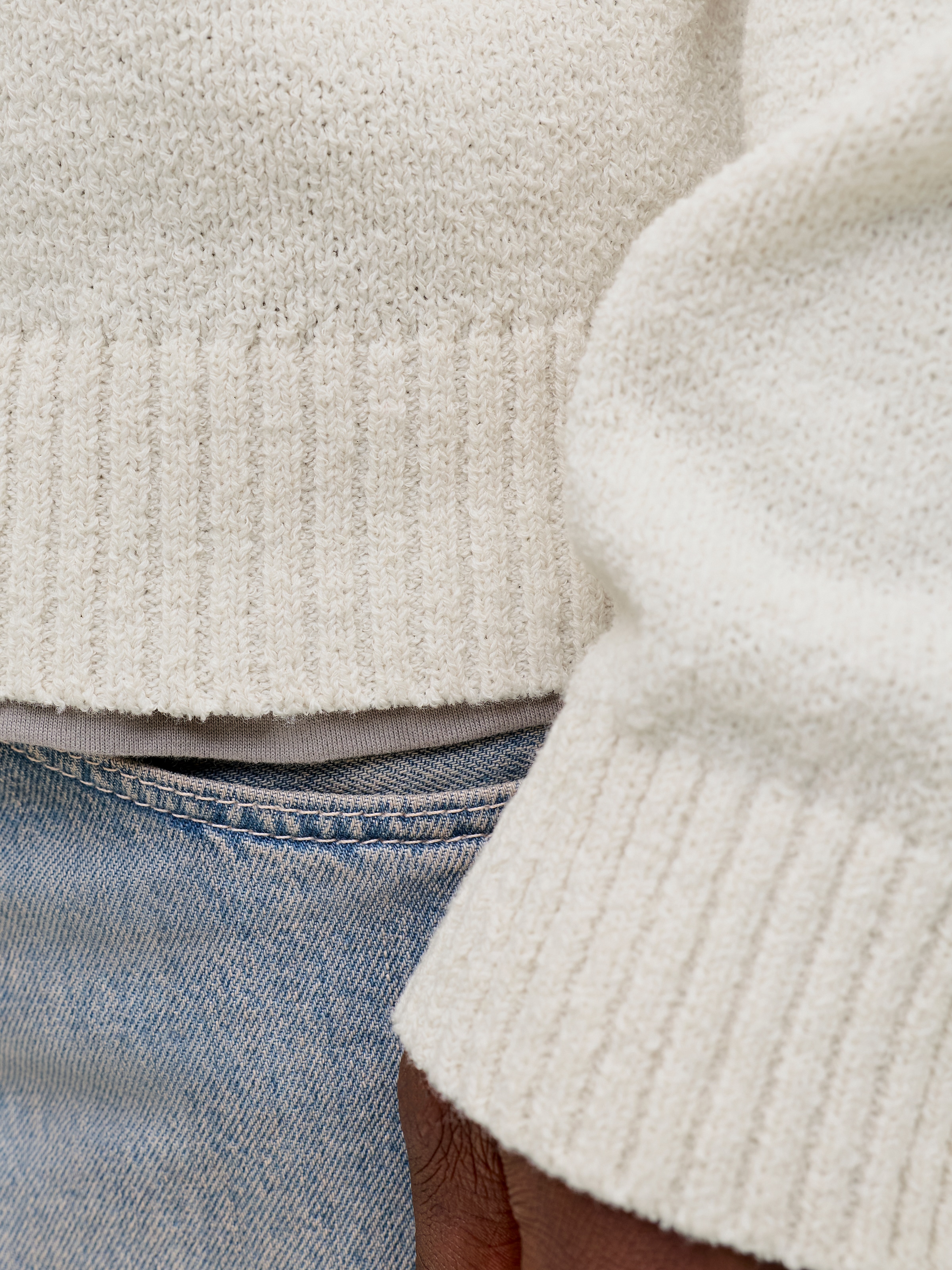 Jack & Jones Pull George Cloud Dancer L Homme 4