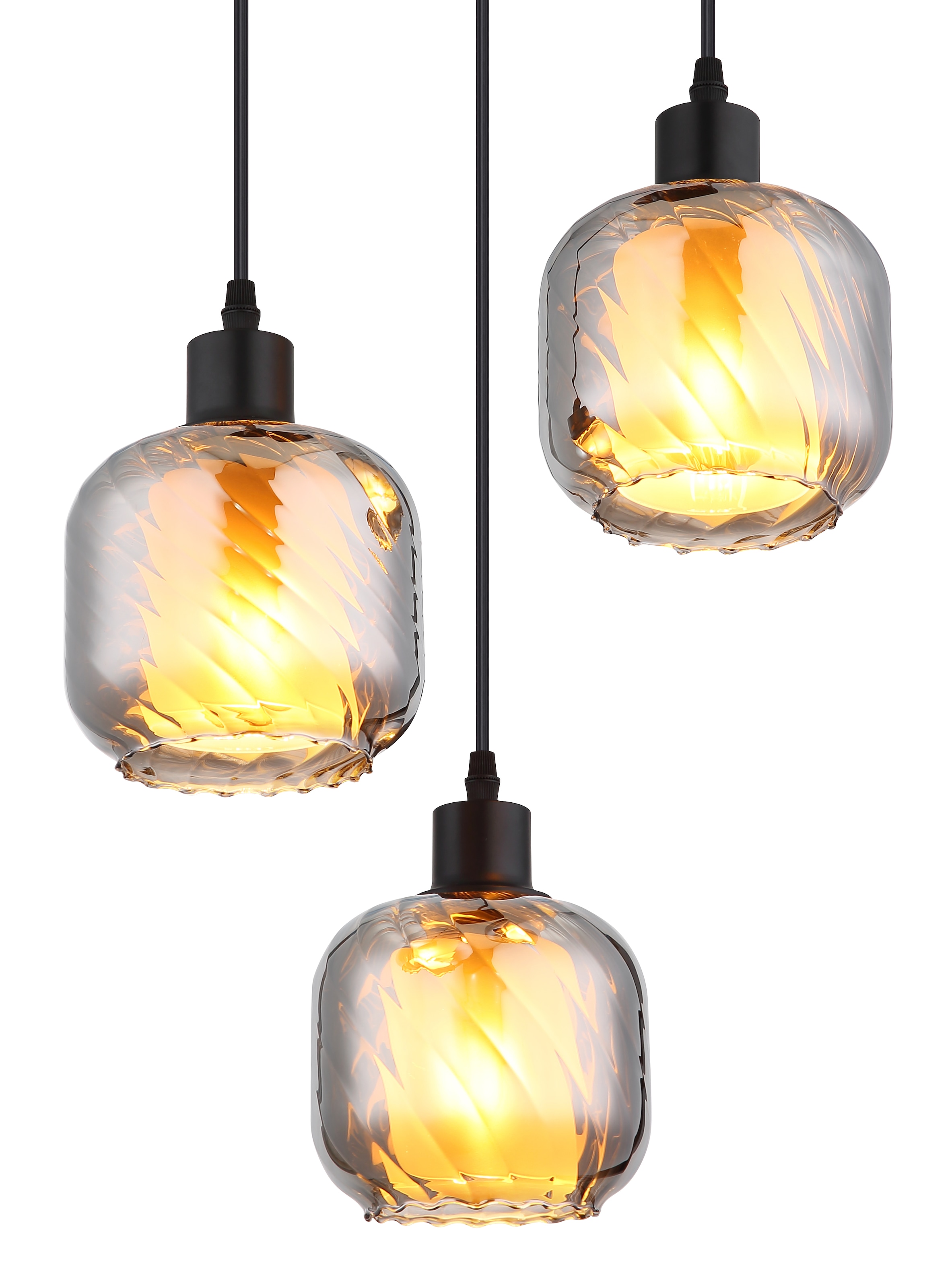 GLOBO LIGHTING Hängeleuchte »XIA«, Leuchtmittel E27 | ohne Leuchtmittel, Hängelampe/Pendelleuchte/Esszimmer/Wohnzimmer/Esstisch