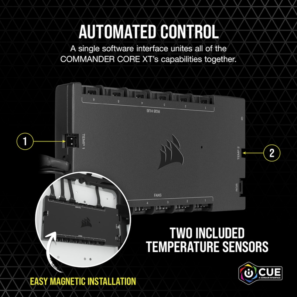 Corsair PC-Gehäuse »iCUE COMMANDER CORE XT«, (1 St.)