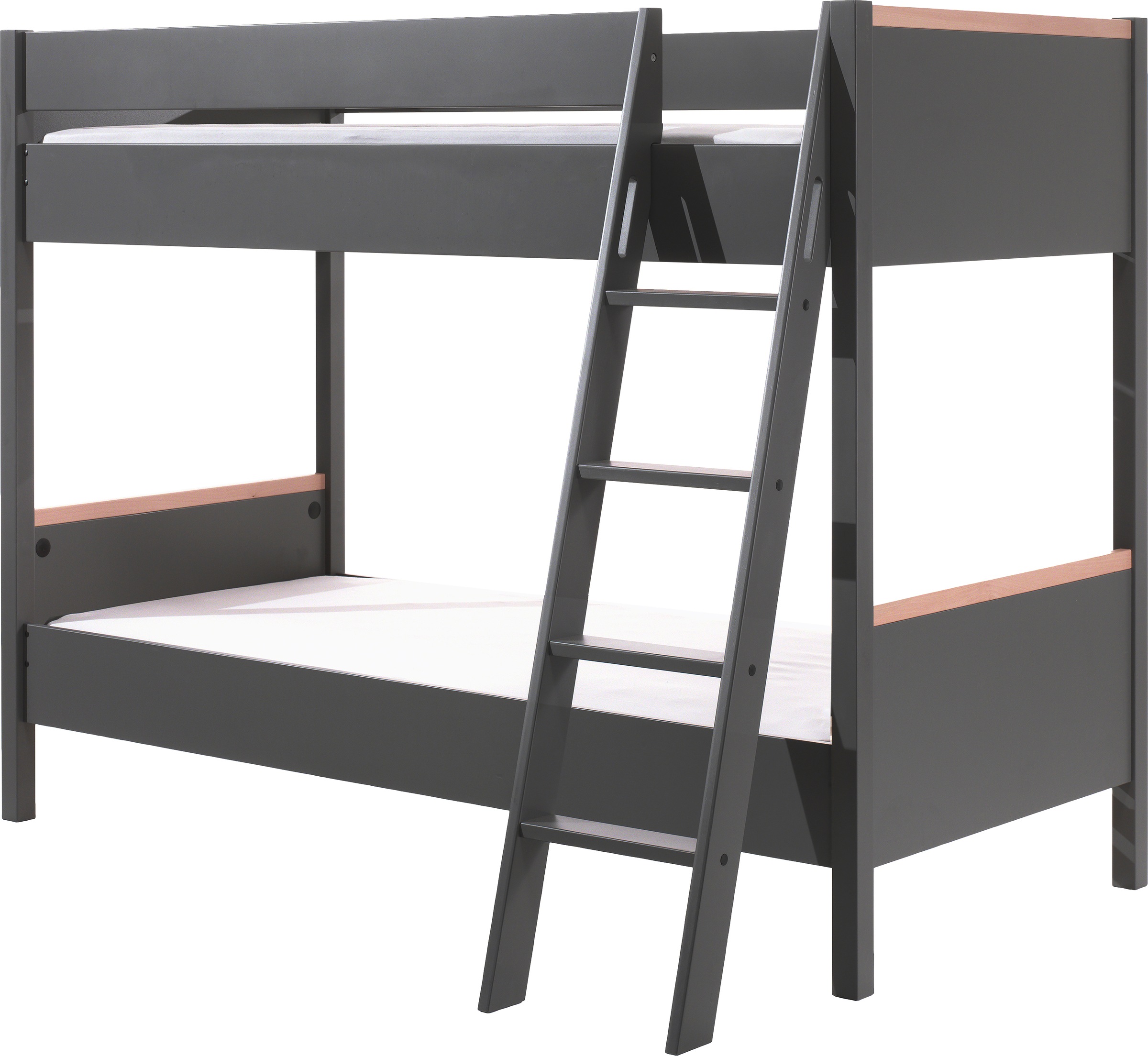 Vipack Etagenbett »London«, (Made in Europe), mit Melamin-Oberfläche und Rollrost