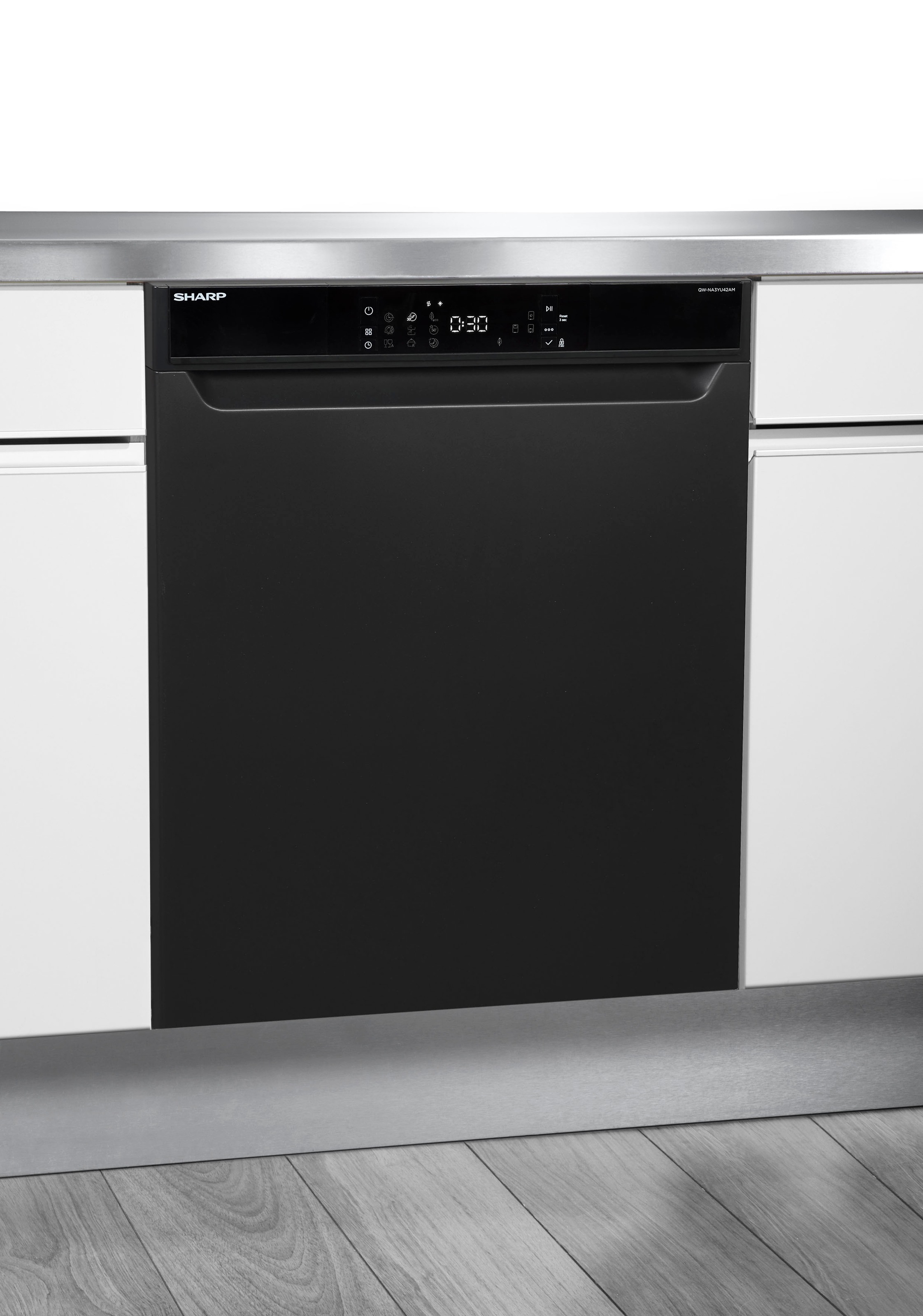 Sharp Unterbaugeschirrspüler "QW-NA3YU42AM-DE" 9,2 l 14 Maßgedecke günstig online kaufen