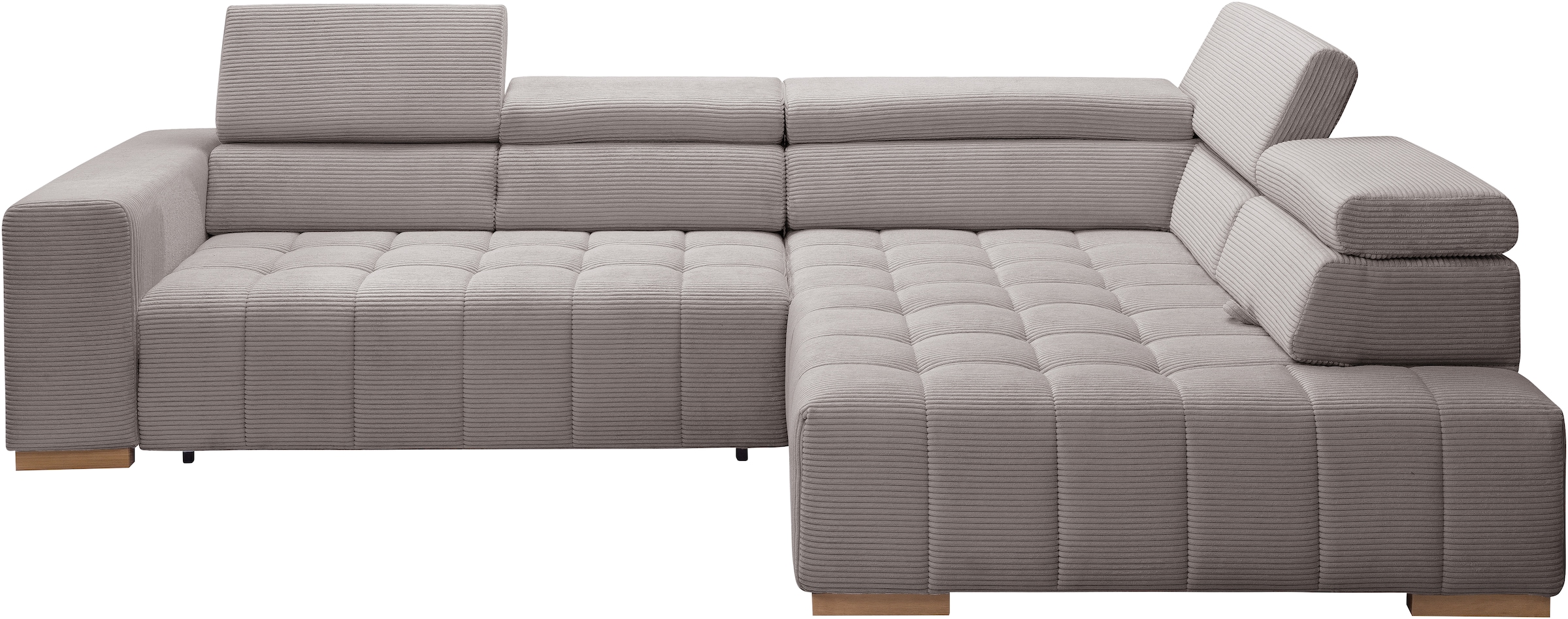 exxpo - sofa fashion Ecksofa "Elianos, hoher Sitzkomfort, aufwendige Kreuzs günstig online kaufen