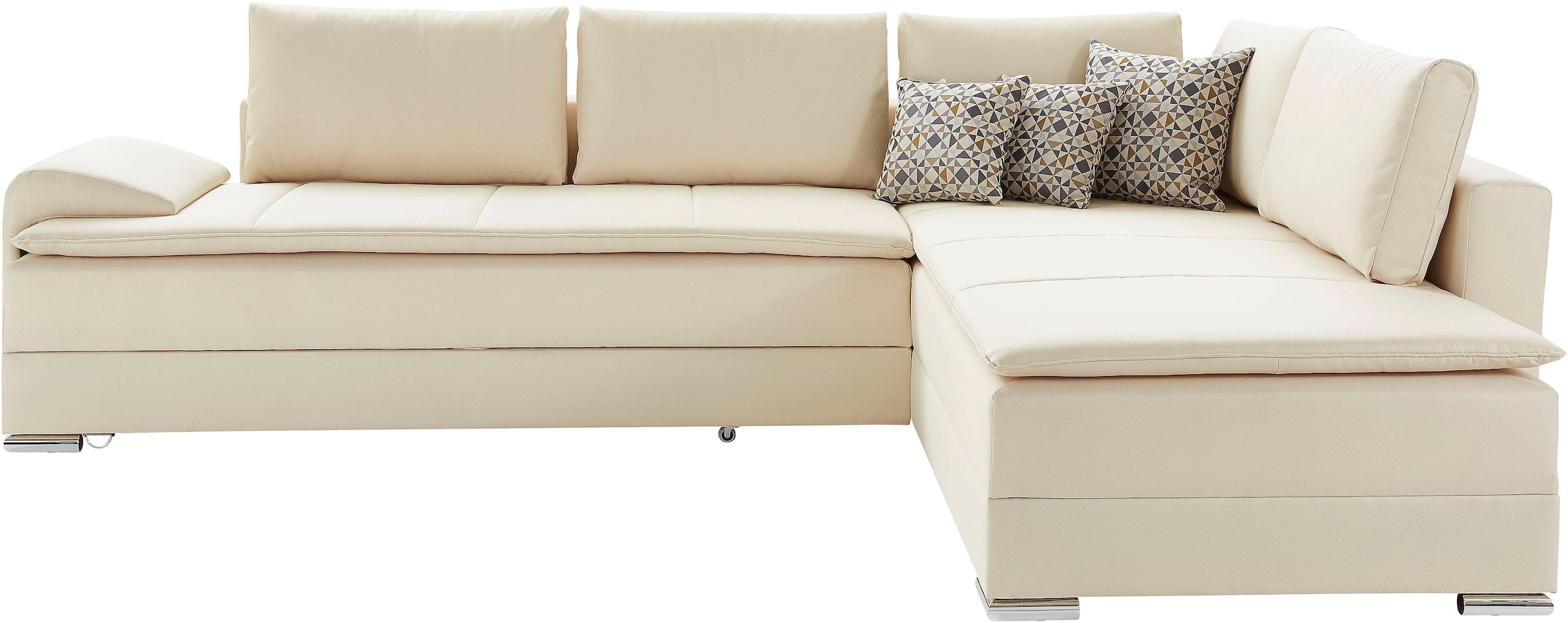 INOSIGN Ecksofa "Boxspringbett Night & Day L-Form mit Dauer-Schlaffunktion günstig online kaufen