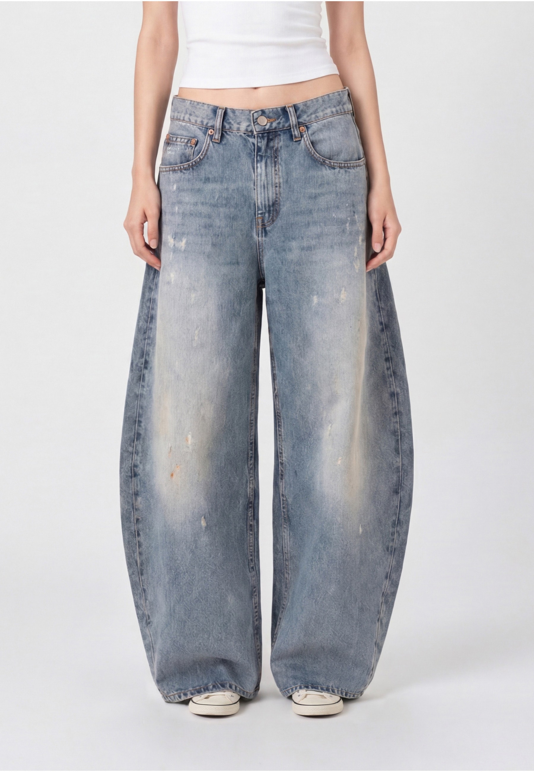 Project Blue Comfort-fit-Jeans »Project Blue Barrel«