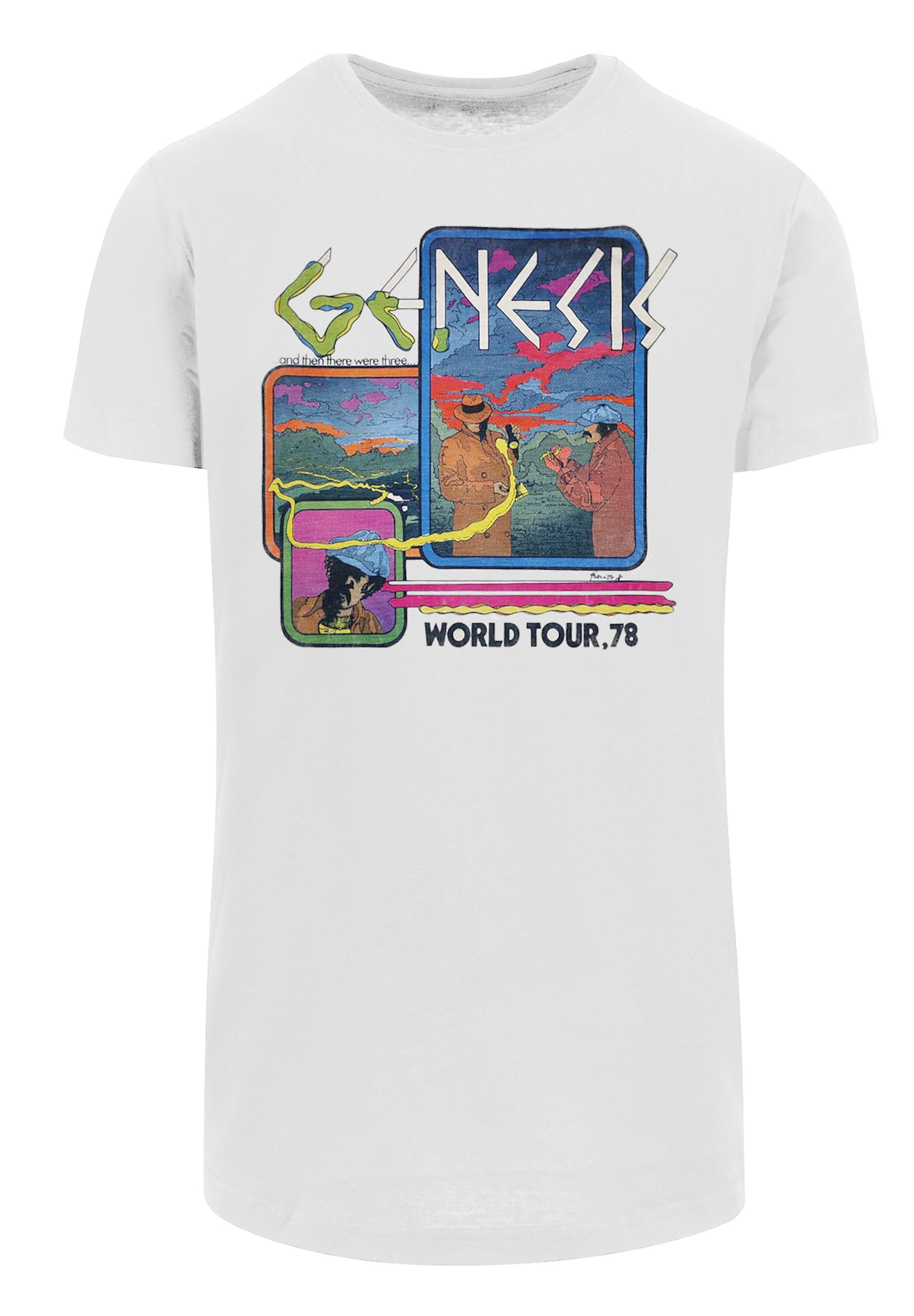 F4NT4STIC T-Shirt »Genesis World Tour 78'«, Print