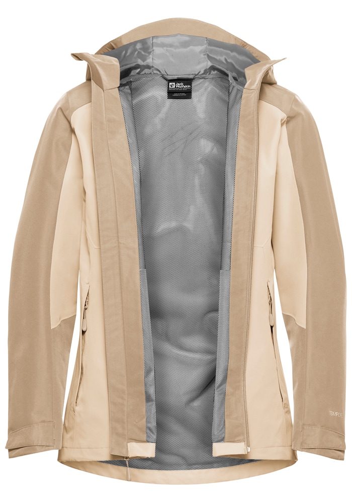 Jack Wolfskin Outdoorjacke »WILDBOUND 2L JKT W« mit Kapuze