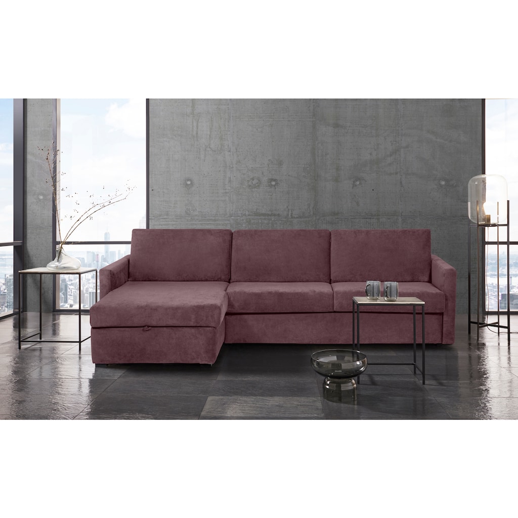 Places of Style Schlafsofa »GOLDPOINT Ecksofa 264 cm, Liegefläche (140/200cm)«