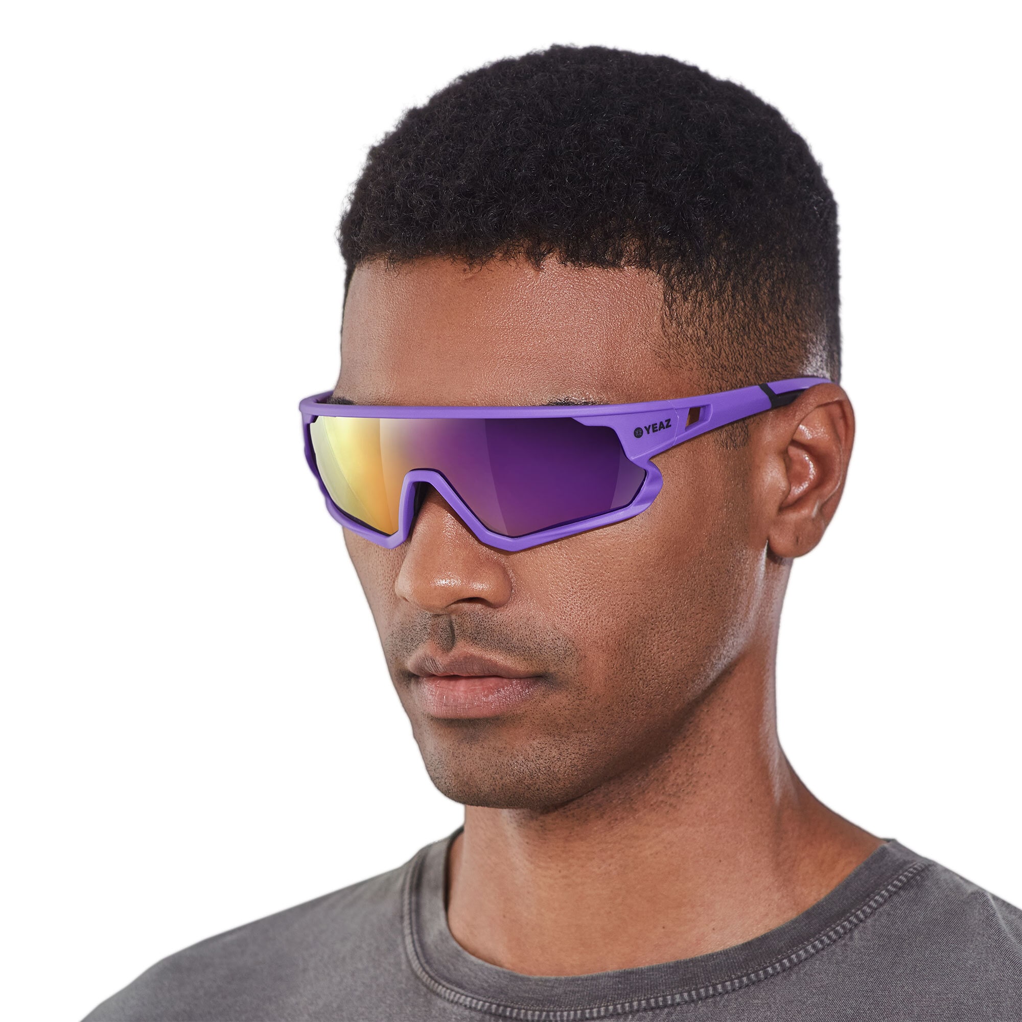 YEAZ Sportbrille »Sport-Sonnenbrille Blue-Magenta/Purple SUNRISE«