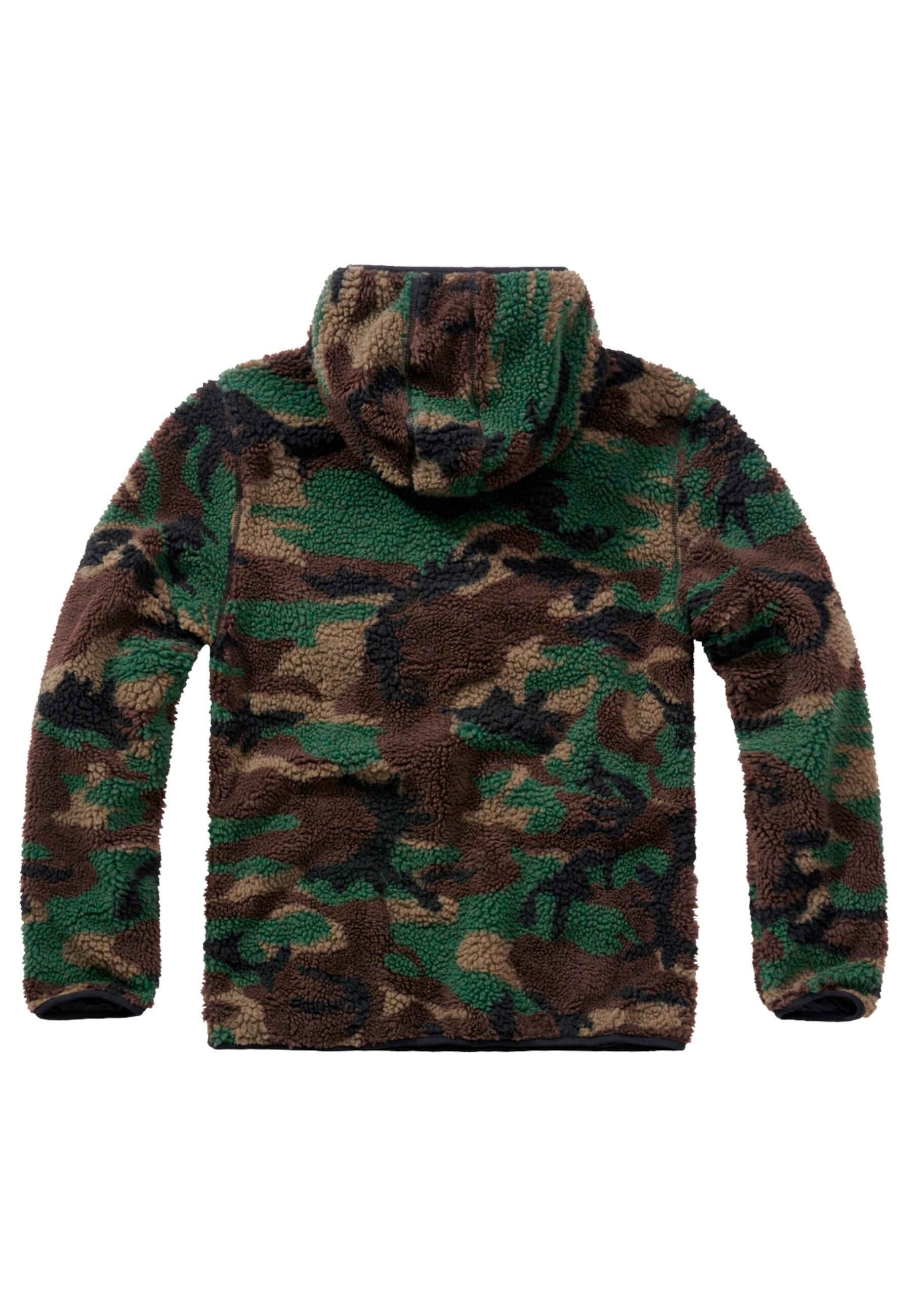 Brandit Anorak »Brandit Herren Teddyfleece Worker Pullover«, (1 St.), mit Kapuze