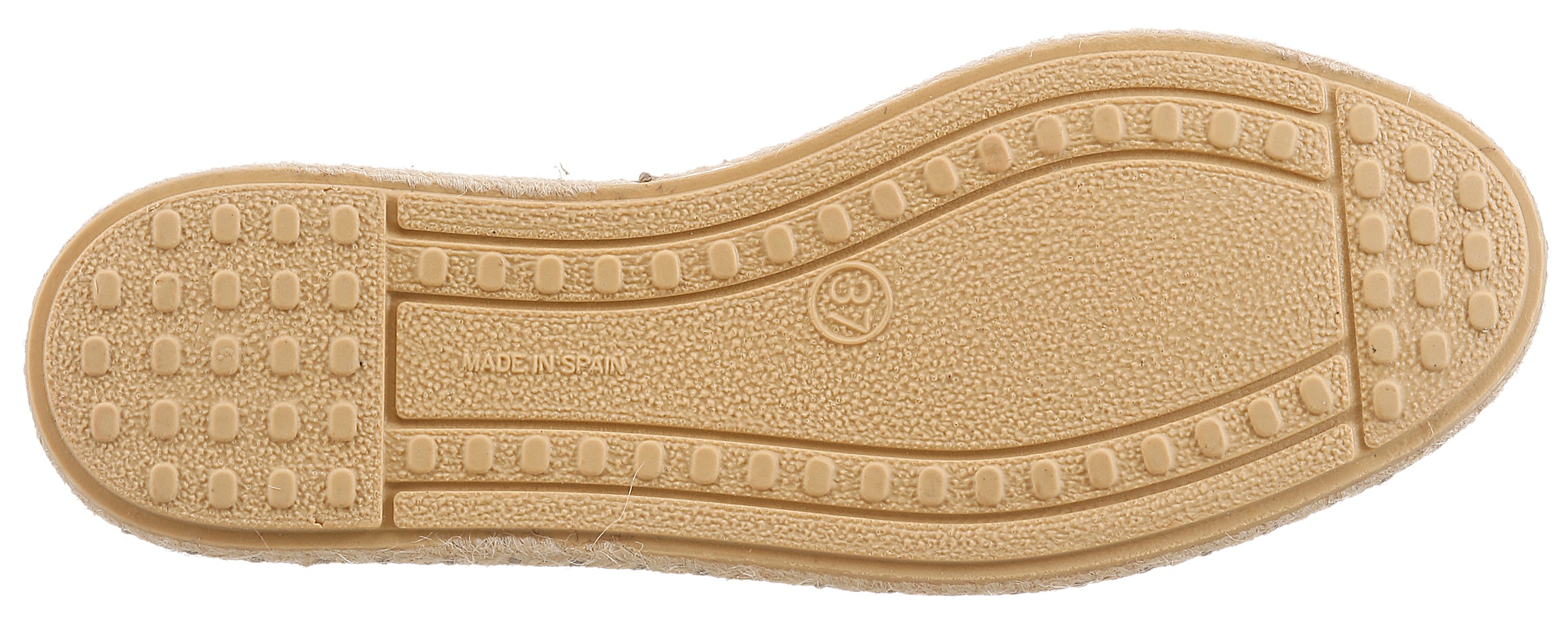 Espadrille VERBENAS "CRUZ SERRAJE", Damen, Gr. 42, beige, Veloursleder, unifarben, Schuhe Espadrille, Sommerschuh, Flat, Slipper, Ballerina in asymmetrischem Look 2