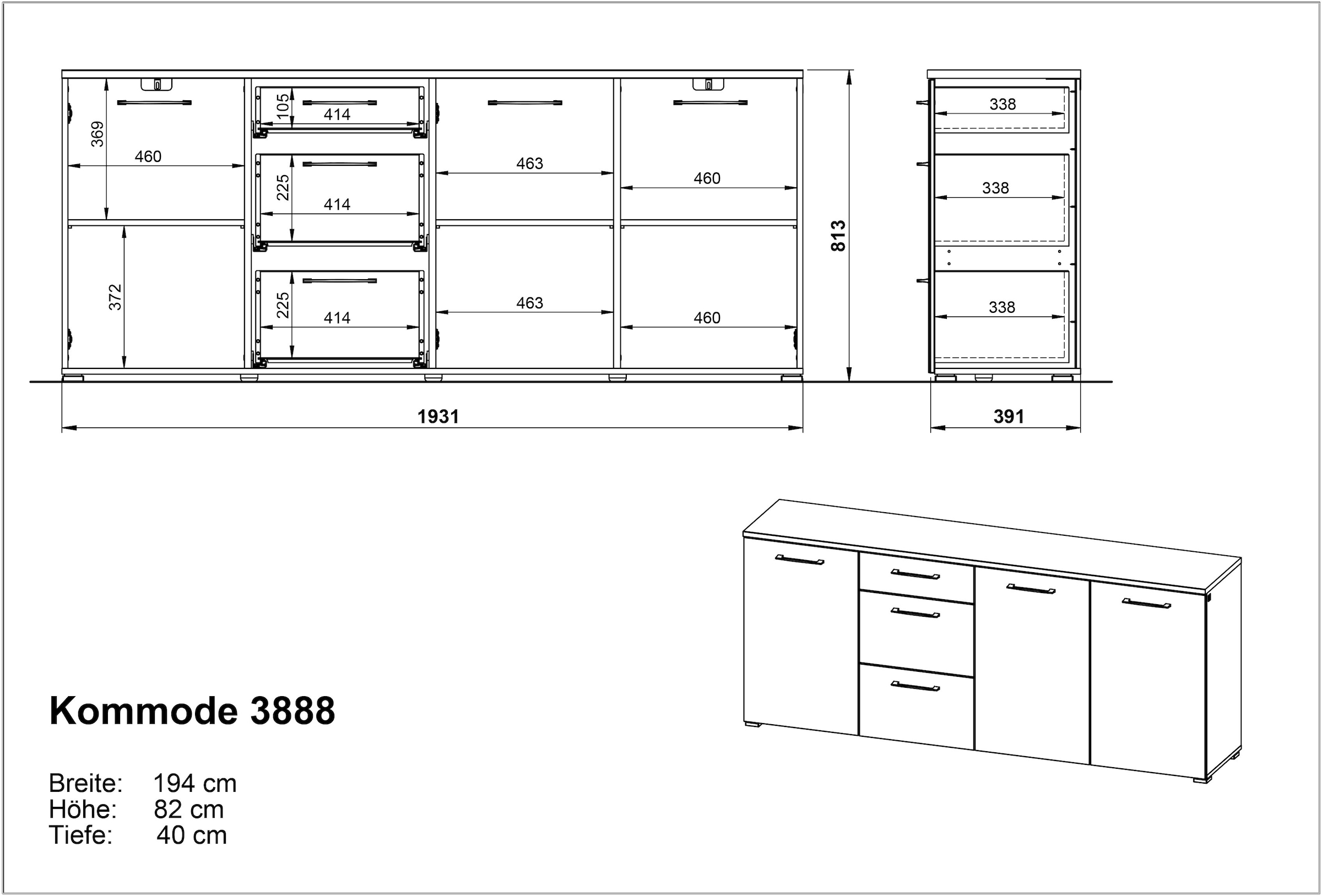 GERMANIA Schuhschrank