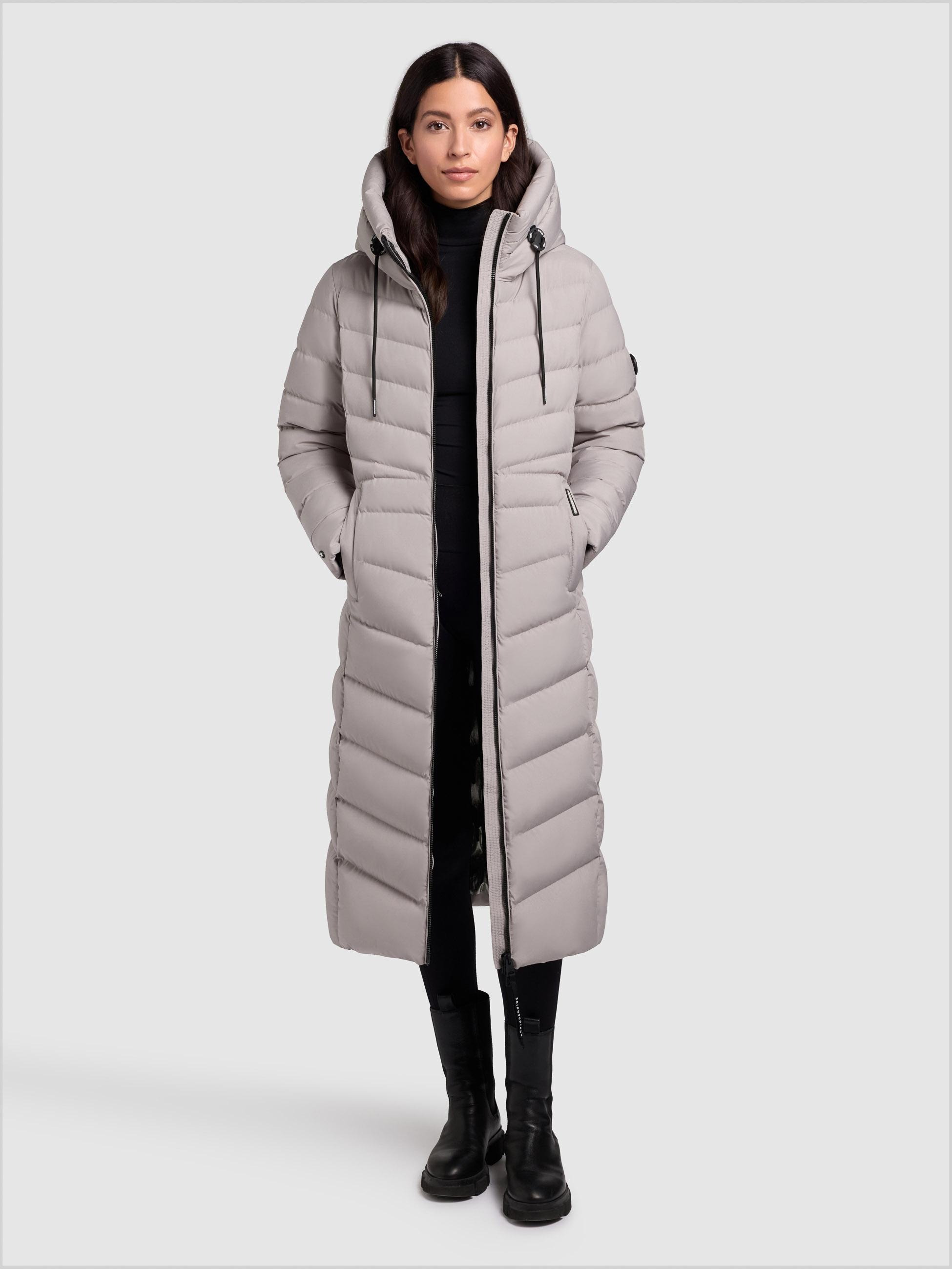 KHUJO Ingram4-YM Quilted Coat Gray XS 3
