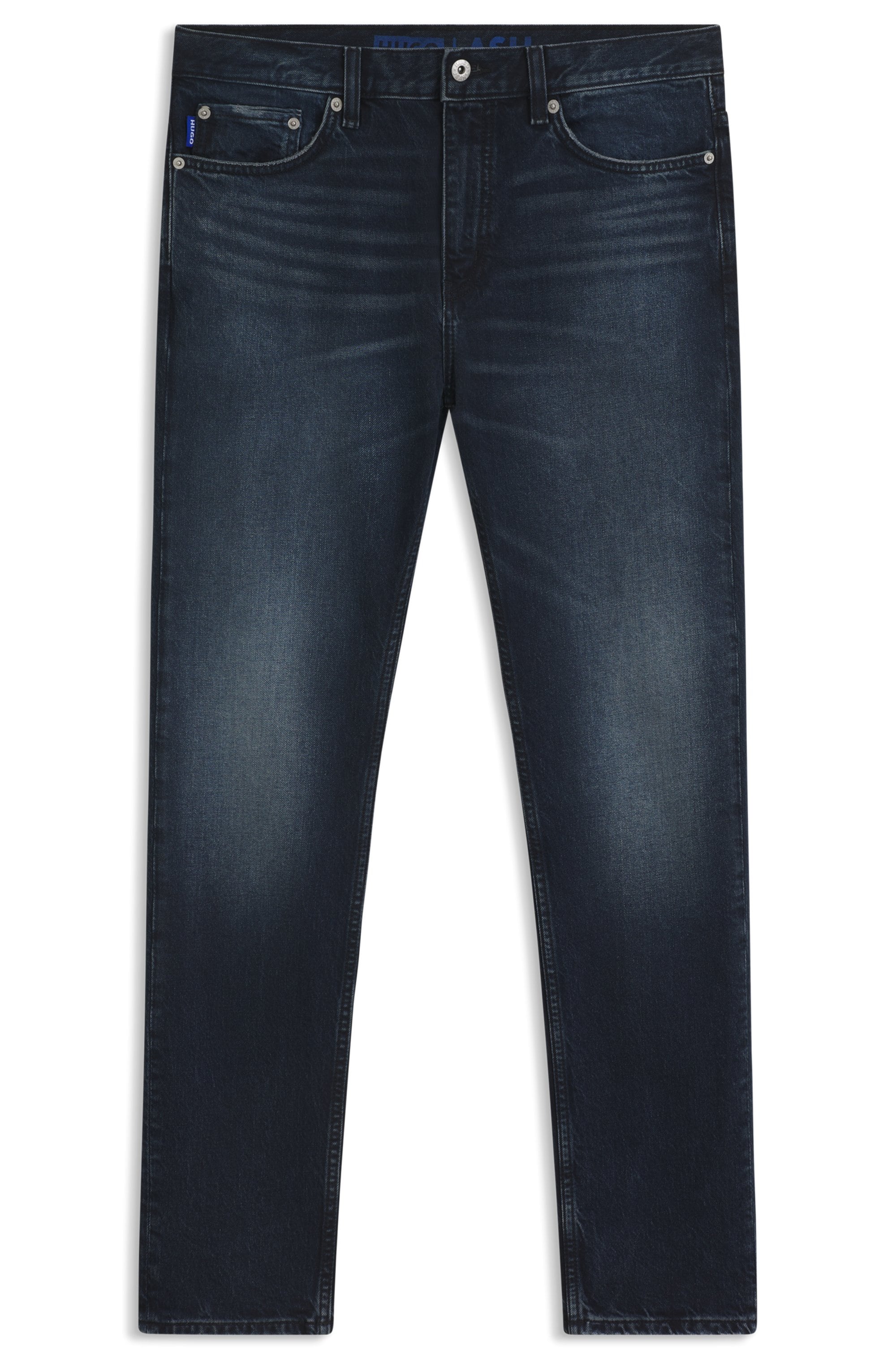 HUGO Blue Slim-fit-Jeans »Ash«, mit Stone-washed-Finish