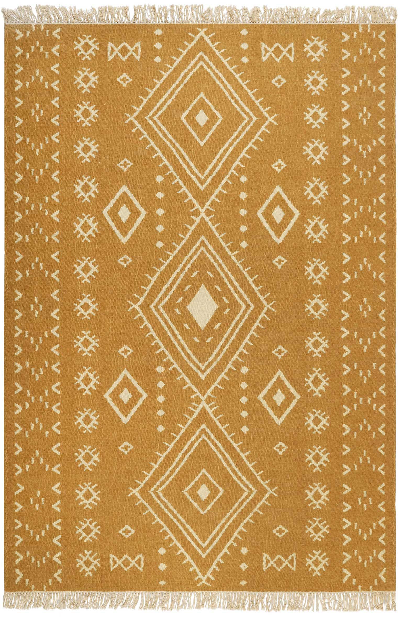 Thumbnail - Green Looop Teppich "Monaco GL-82103" rechteckig 5 mm Höhe handgewebter Naturfaserteppich aus 80% Wolle 20 % Baumwolle, ...