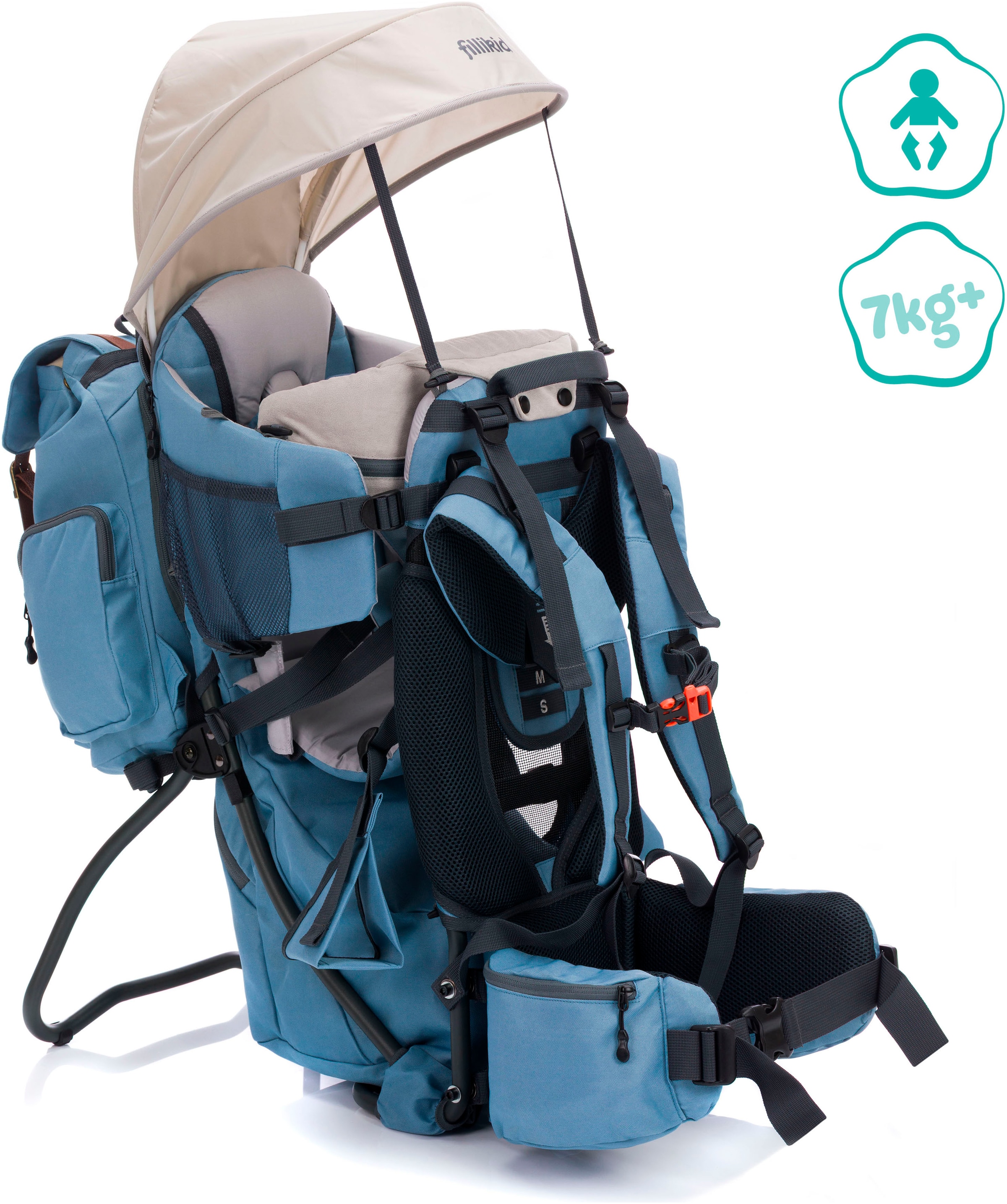 Fillikid Rückentrage »Adventure«, bis 20 kg