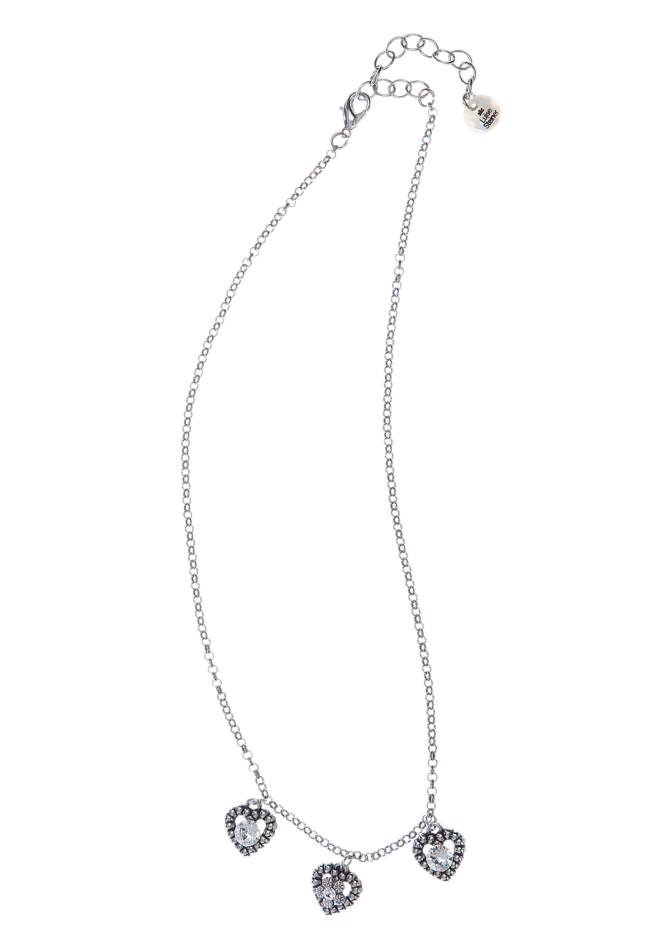 Trachtenhalskette Damen mit echten Swarovski-Steinen