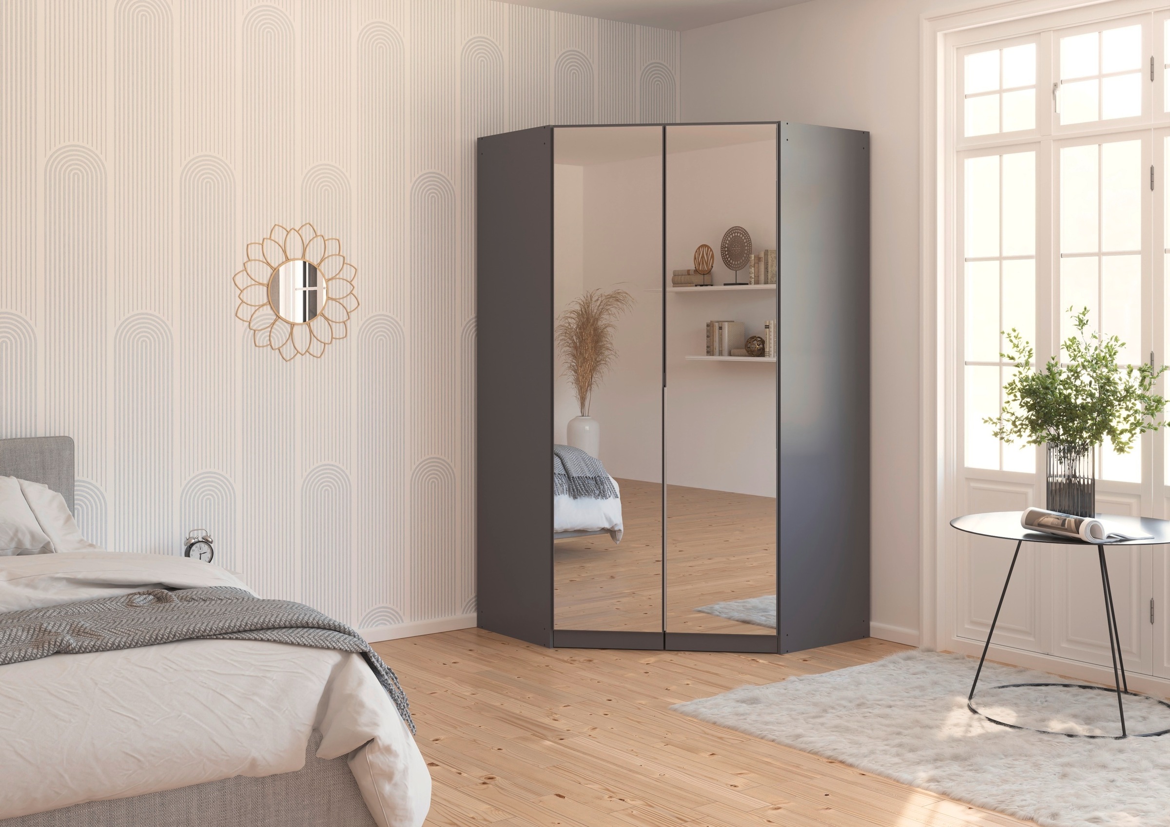 rauch Eckkleiderschrank "Kleiderschrank Schrank Ankleidezimmer Schlafzimmer günstig online kaufen