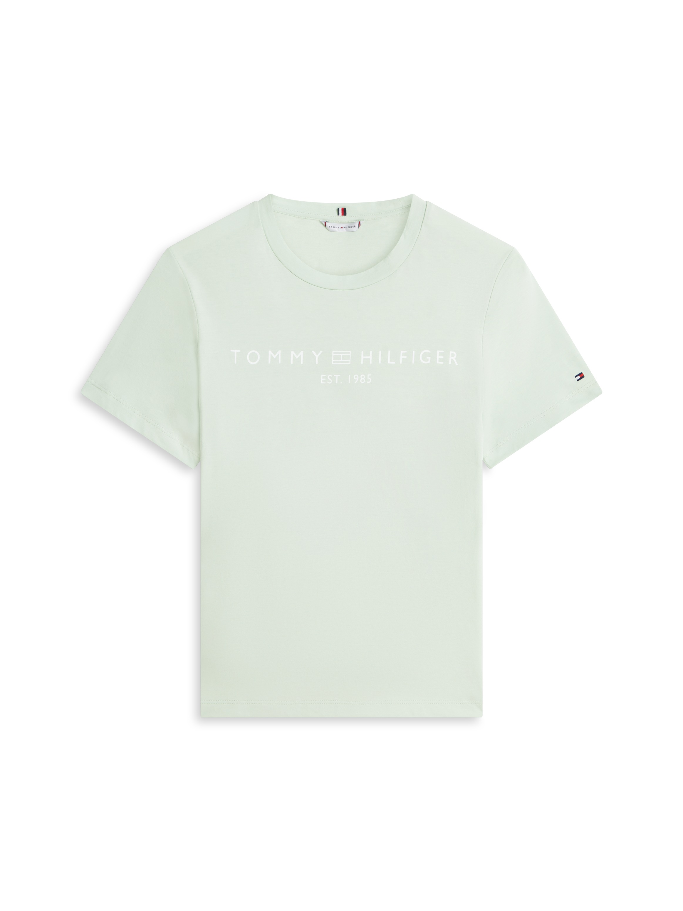 Tommy Hilfiger Kurzarmshirt »REG CORP LOGO C-NK SS« Baumwolle