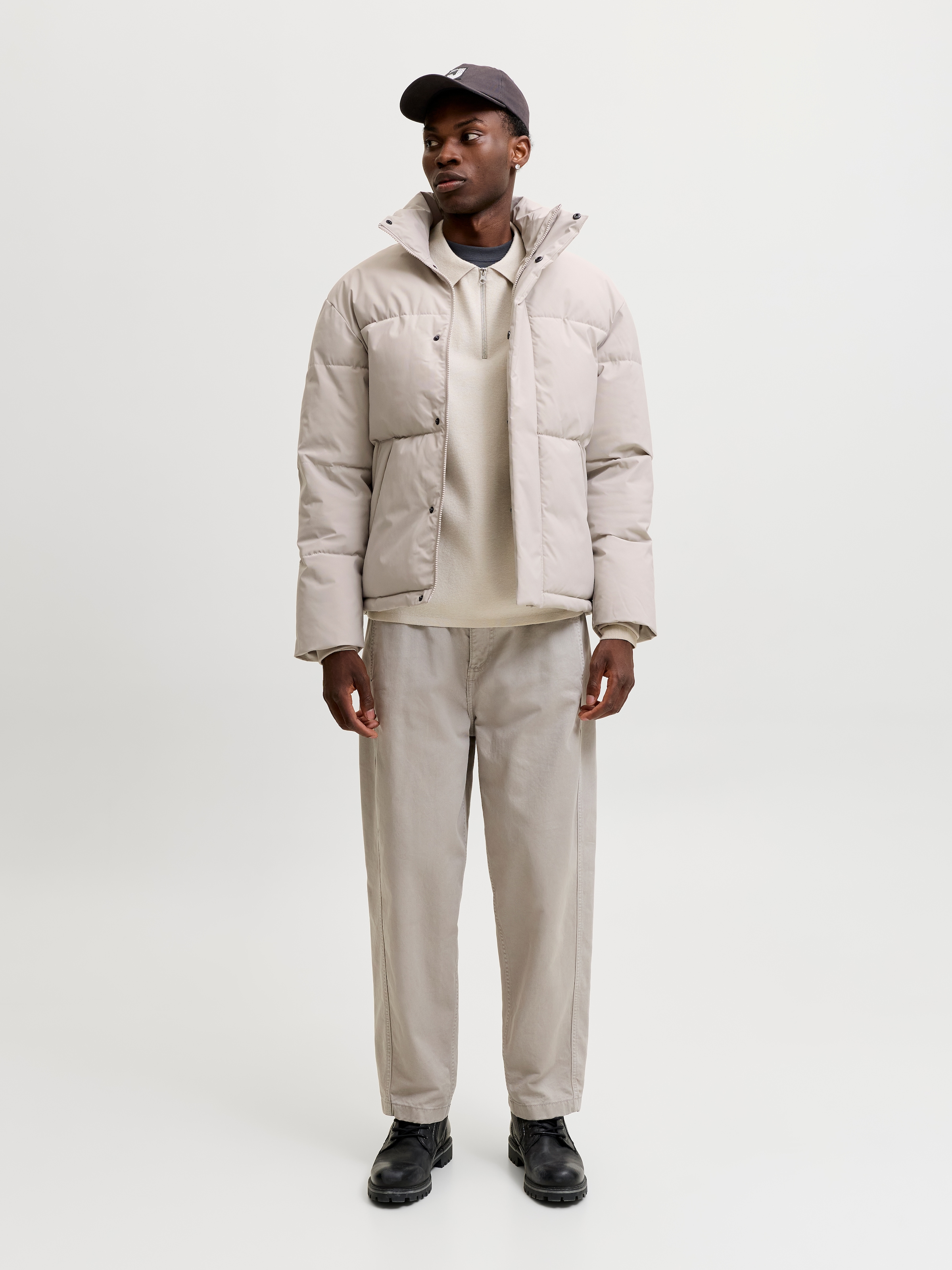 Jack & Jones Steppjacke »JJESOHO PUFFER COLLAR AW26 SN« Kunstfaser, regular fit