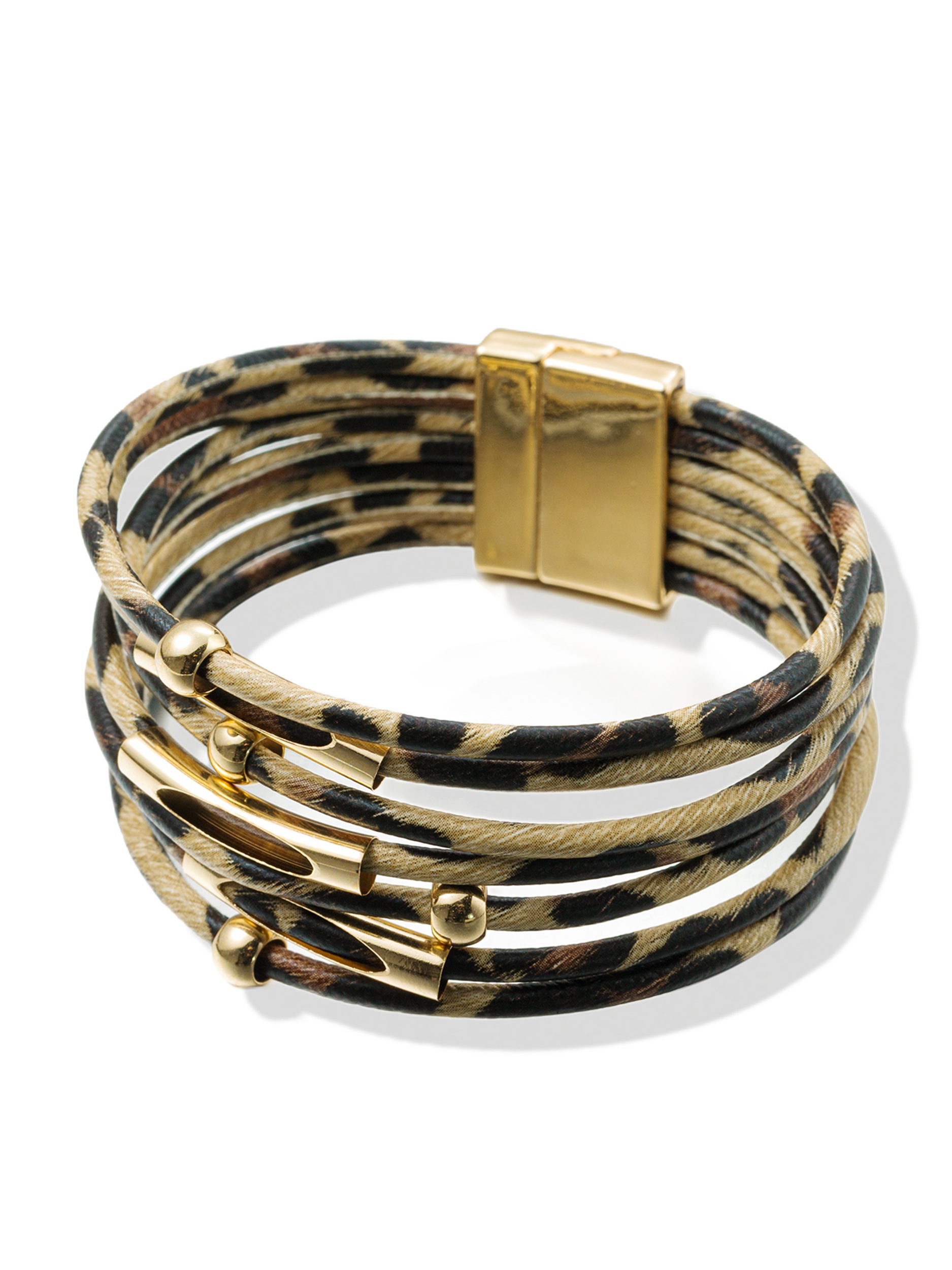 Aniston JEWELRY & WATCHES Armband »Schmuck Geschenk Kupfer Polyurethan Animalprint Armschmuck Armkette« Made in Germany