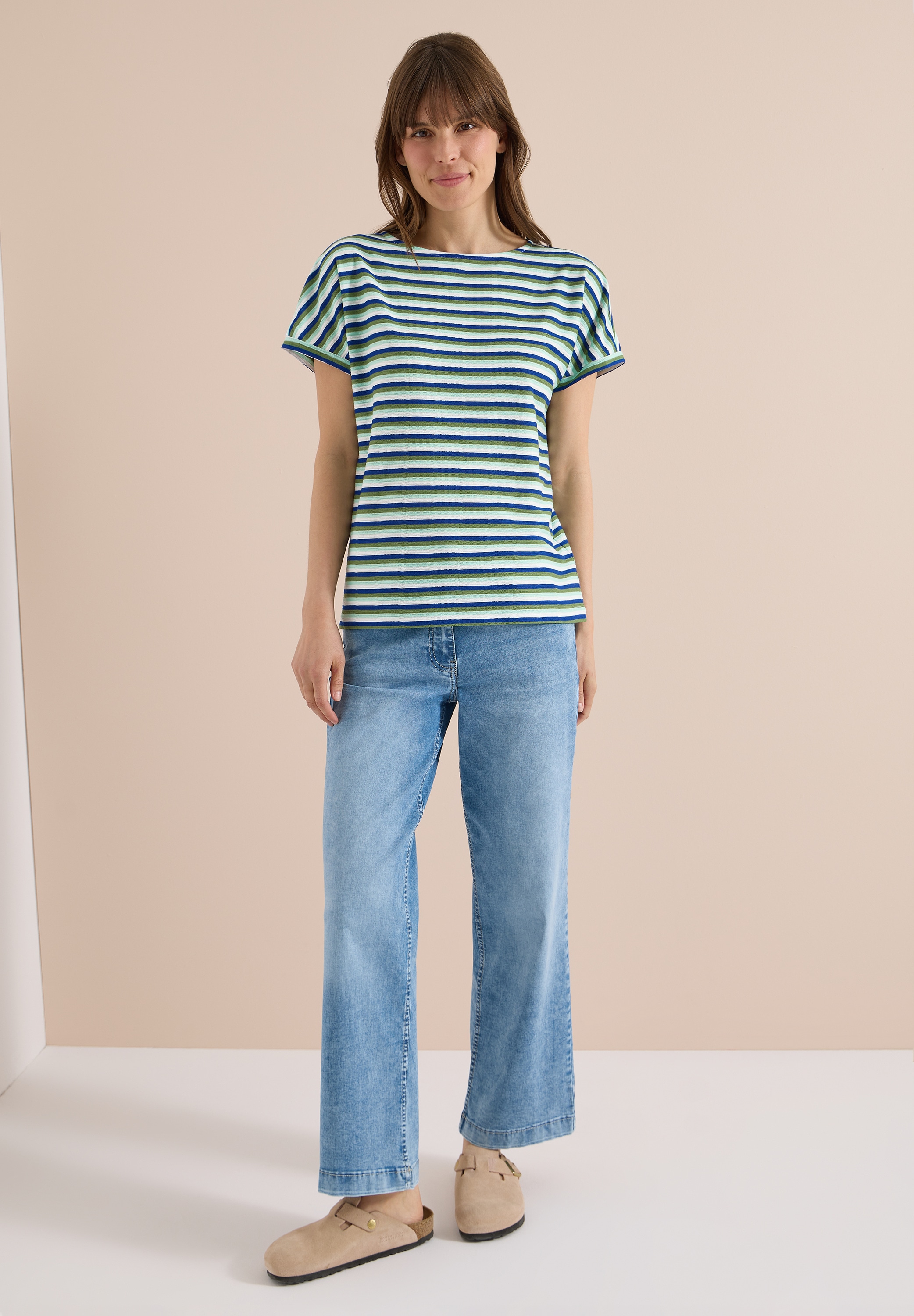 Cecil Print-Shirt im soften Baumwoll-Mix