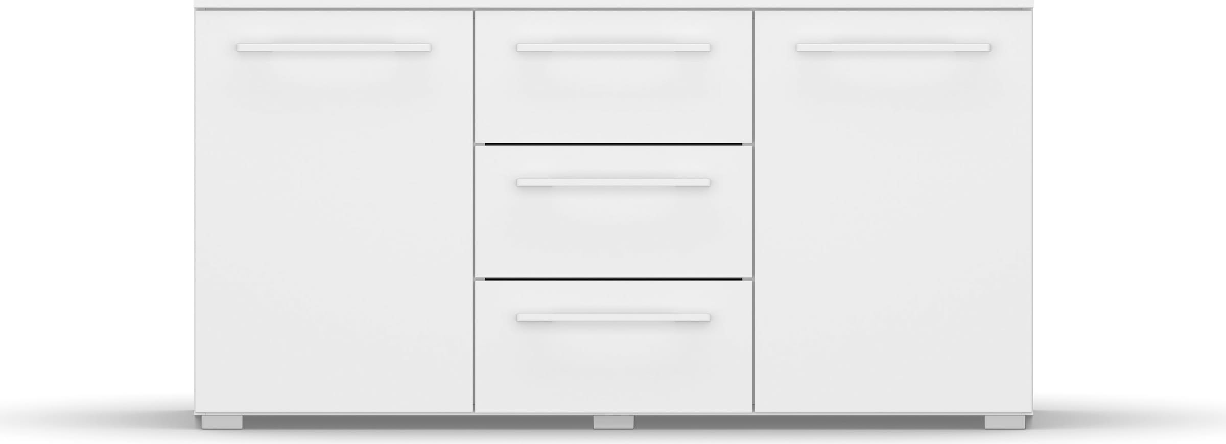 rauch Kombikommode »Kommode Sideboard Wäscheschrank Schrank SKAT PURE« inkl. SOFT-CLOSE-FUNKTION,  mit 1 Tür und 4 Schubladen in puristischem Design MADE IN GERMANY