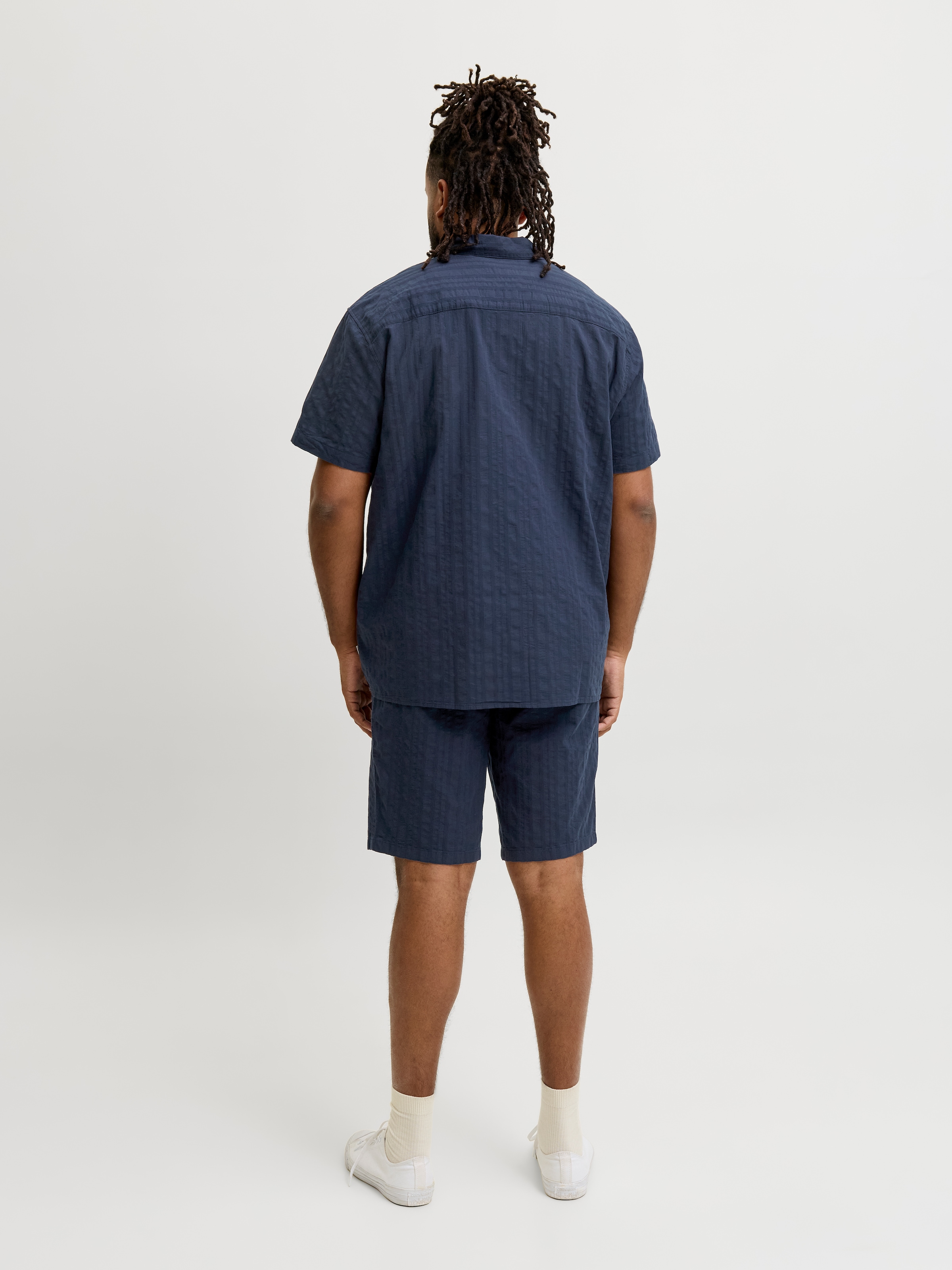 Jack & Jones PlusSize Shorts »JPSTJAIDEN RIVIERA TEXTURE SHORT PLS«  mit elastischem Bund