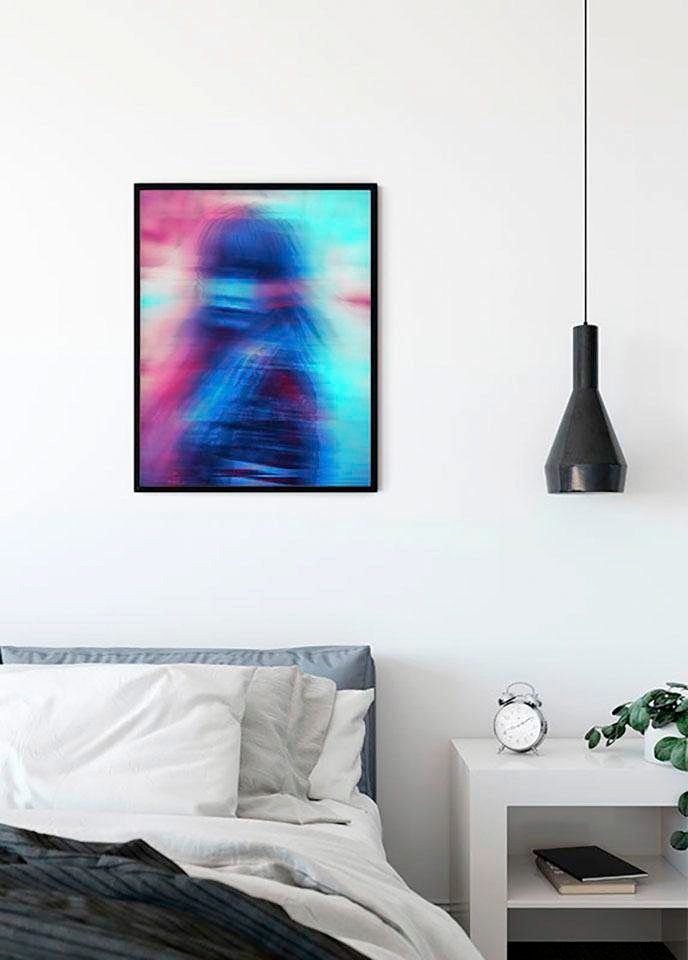 Komar Bild »Neon Girl«, Porträts, (1 St.), Wandbild zur Dekoration - ohne Rahmen